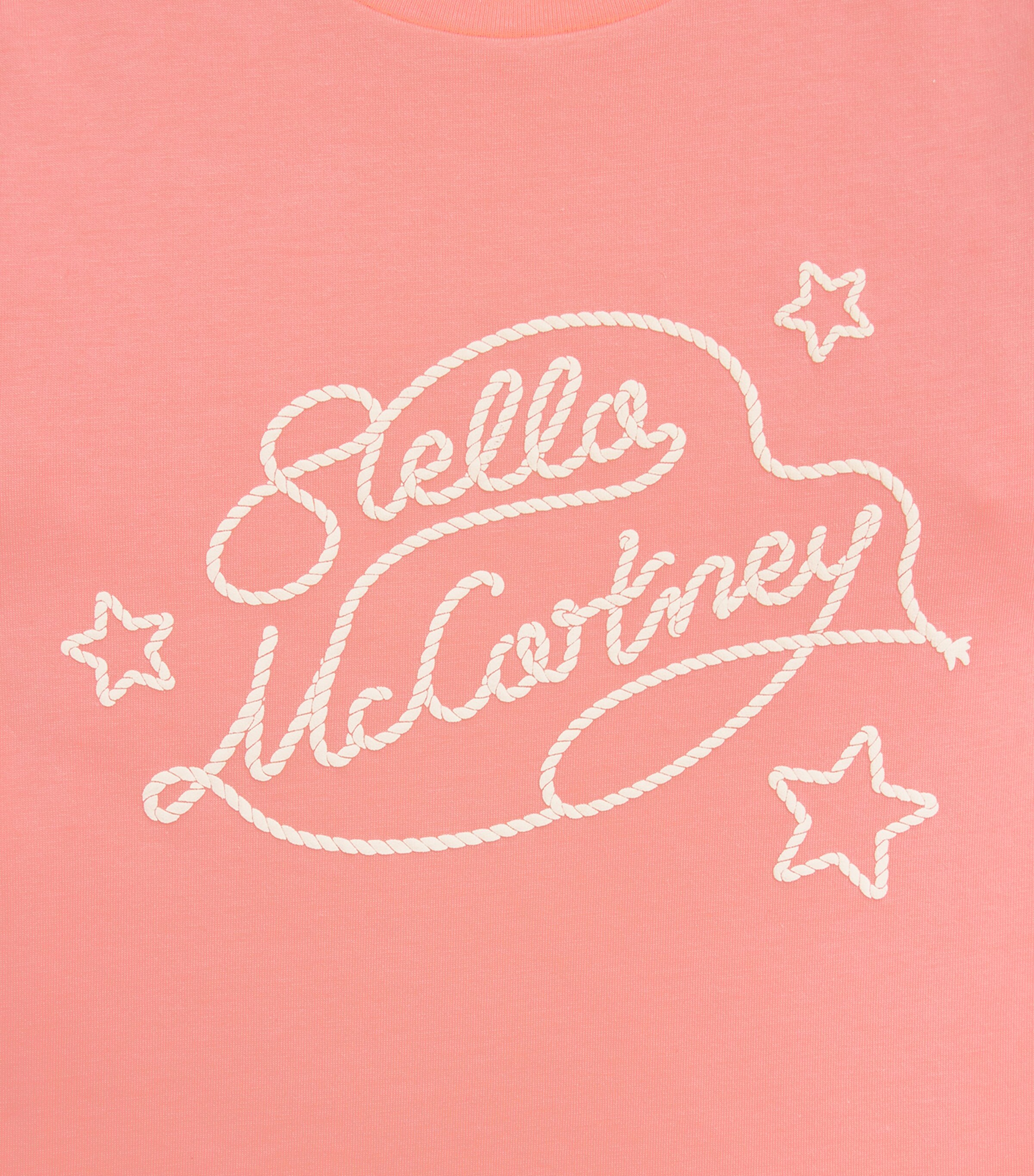 Stella McCartney Kids Cotton Lasso T-Shirt (3-14 Years) Rosa Antico Image 2
