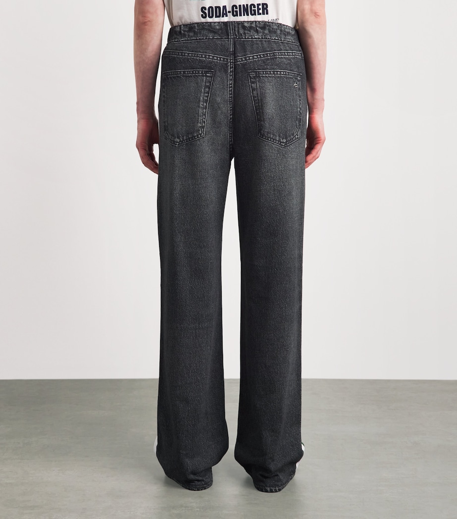 Rag & Bone Womens Miramar Terry Track Pants Wshbkgrn Image 5