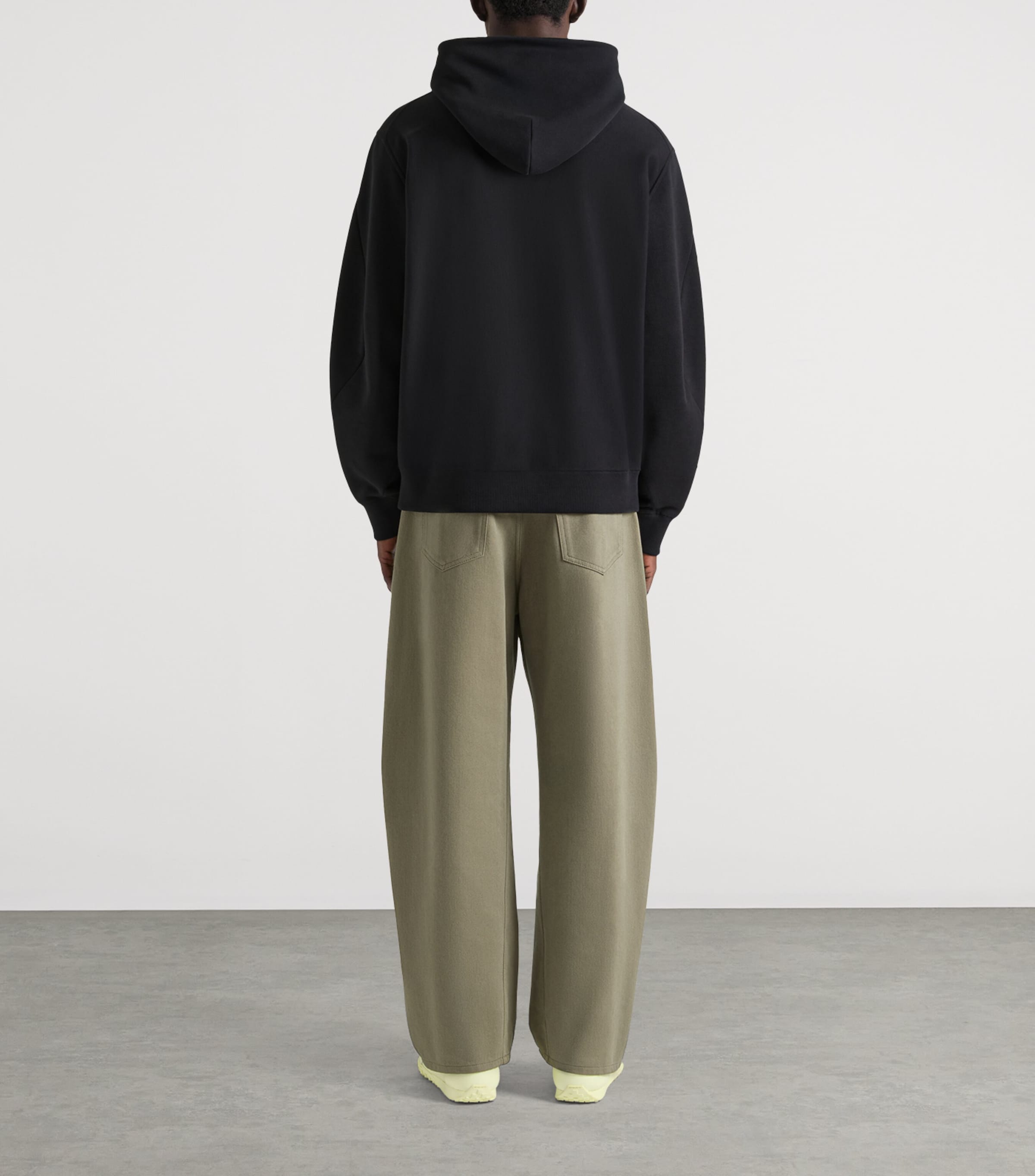 Cotton Logo Hoodie BLACK Image 3