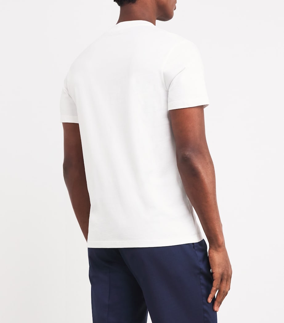 Cotton Logo T-Shirt OPTIC WHITE Image 4