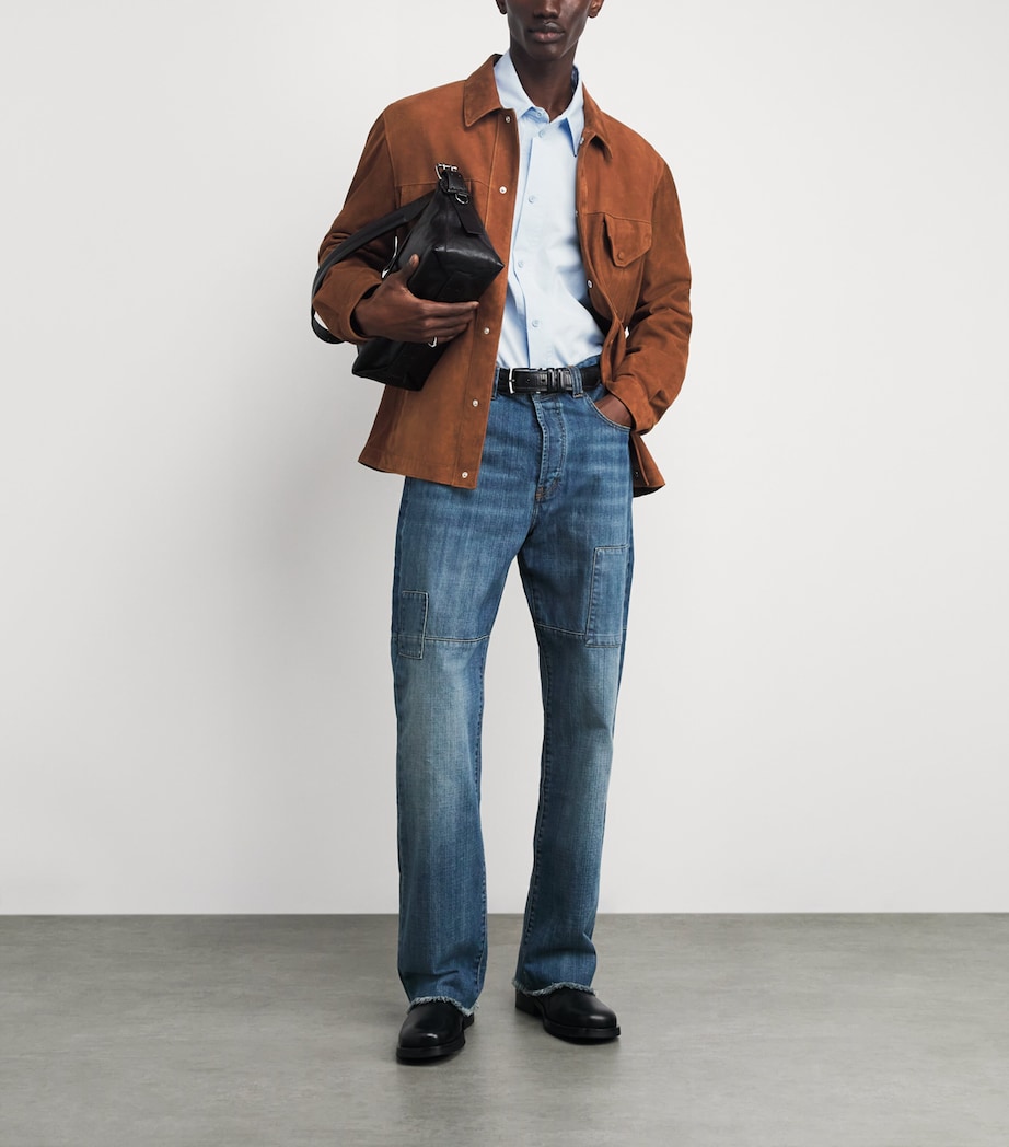 Valstar Mens Suede Blackey Overshirt Image 2