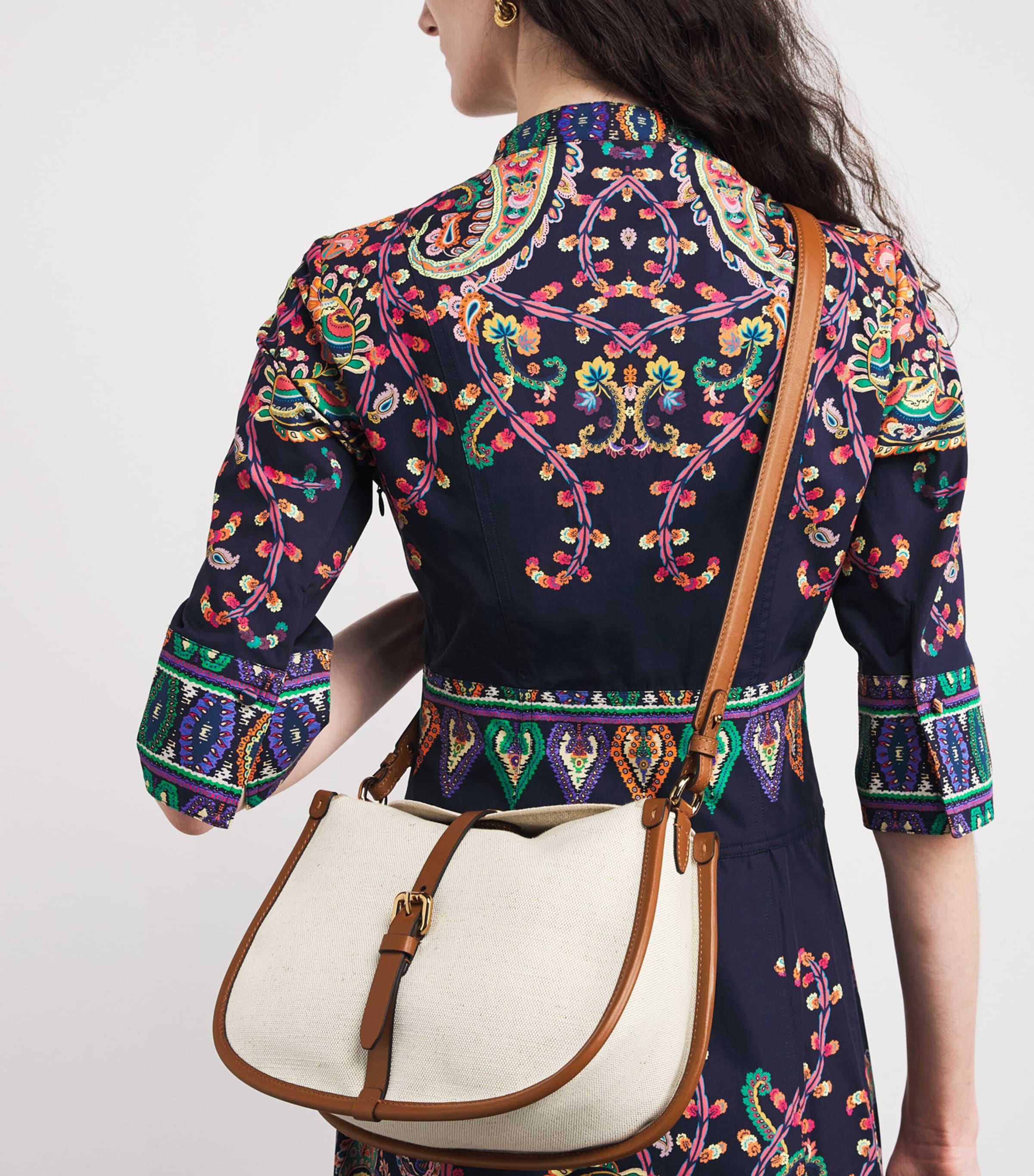 Small Canvas Pony Cross-Body Bag M1384 Image 2