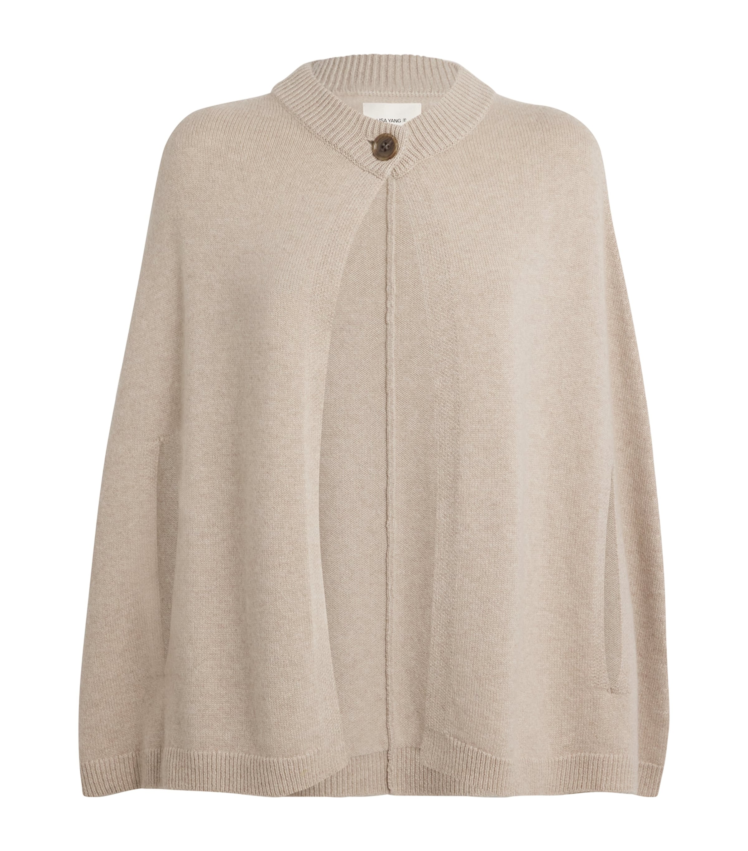 Lisa Yang Cashmere Ruth Poncho In Gray