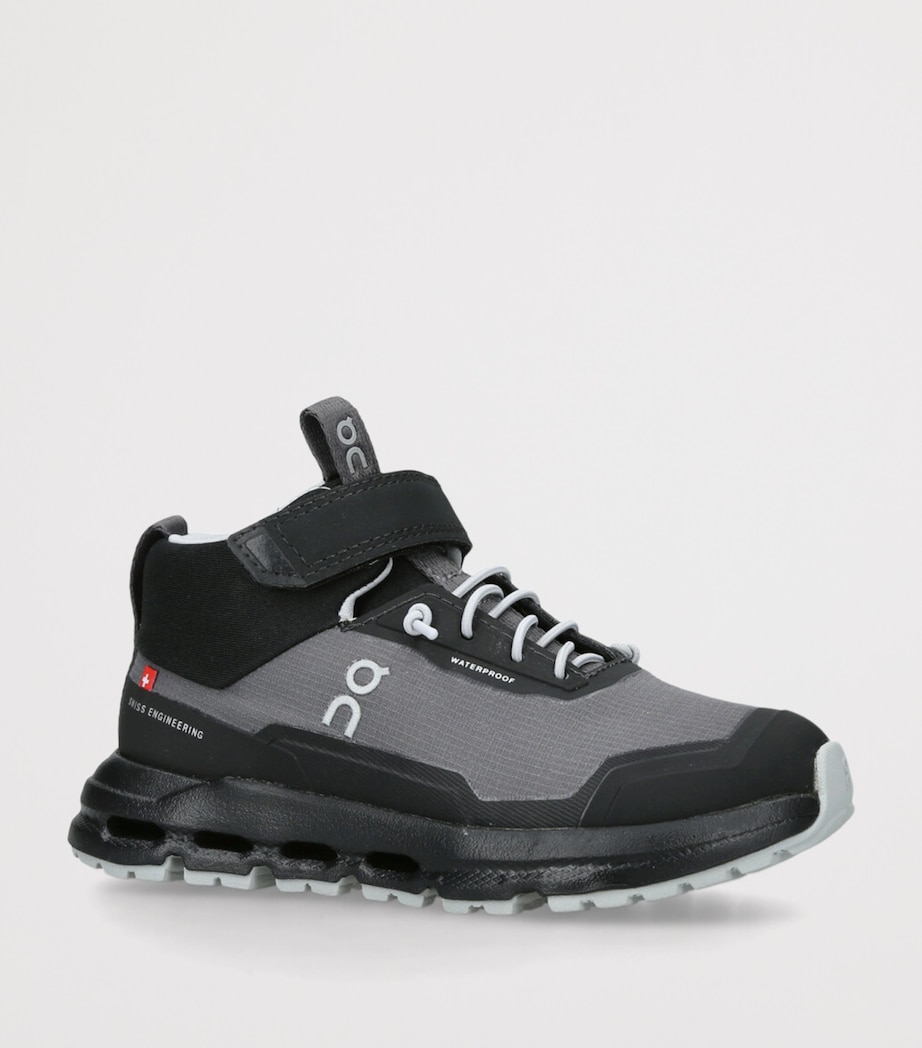 Waterproof Cloudhero Mid-Top Trainers BLACK Image 3