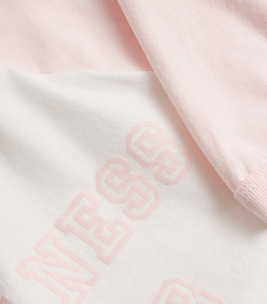 Wellness Club Cropped T-Shirt WHITE/PINK DOLPHIN Image 5