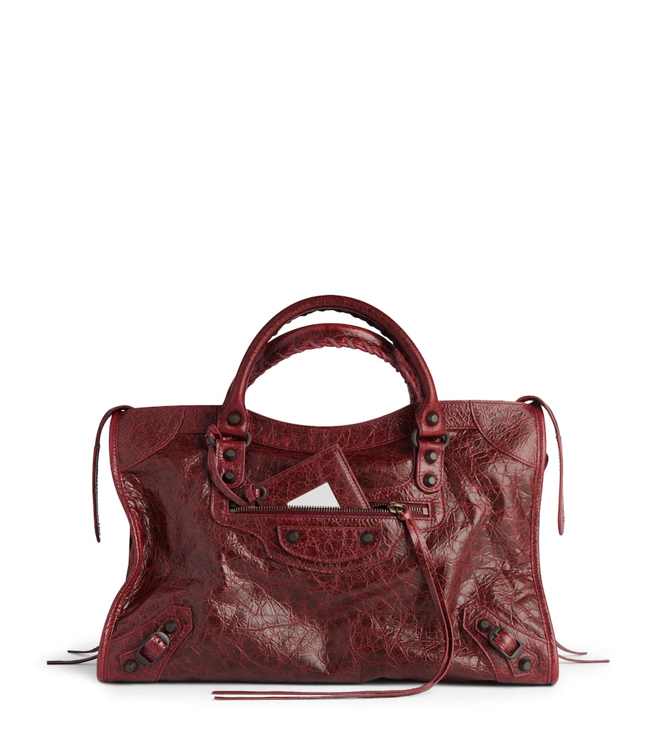 Balenciaga Medium Lambskin Le City Top-Handle Bag Image 1