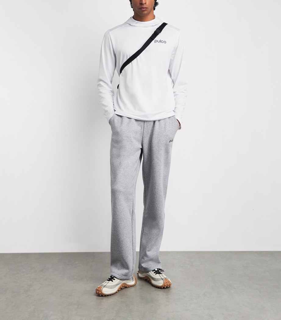 Pulco Studios Mens Relaxed Sweatpants Grey Marl Image 2