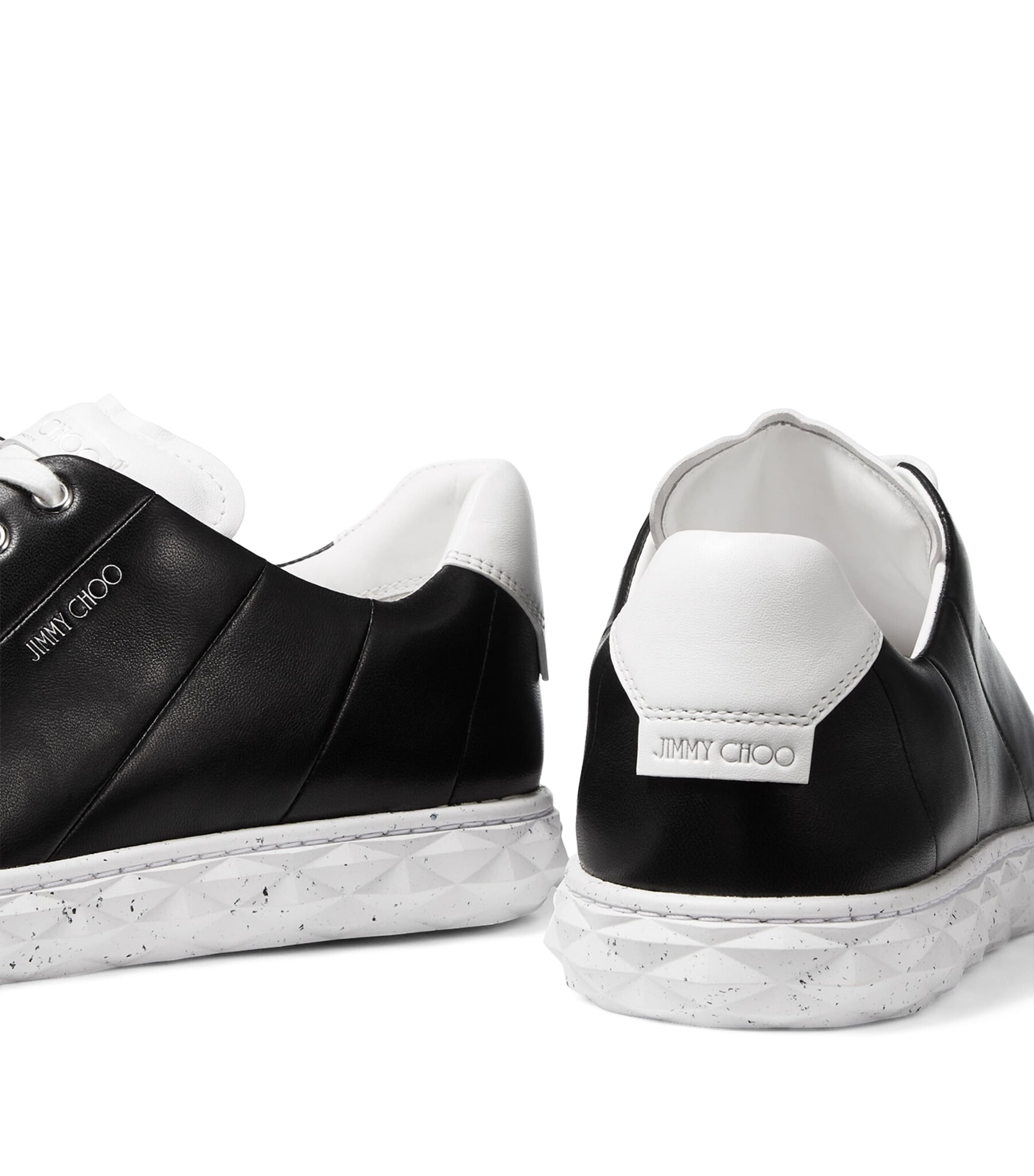 Diamond Light Leather Sneakers V BLACK Image 6