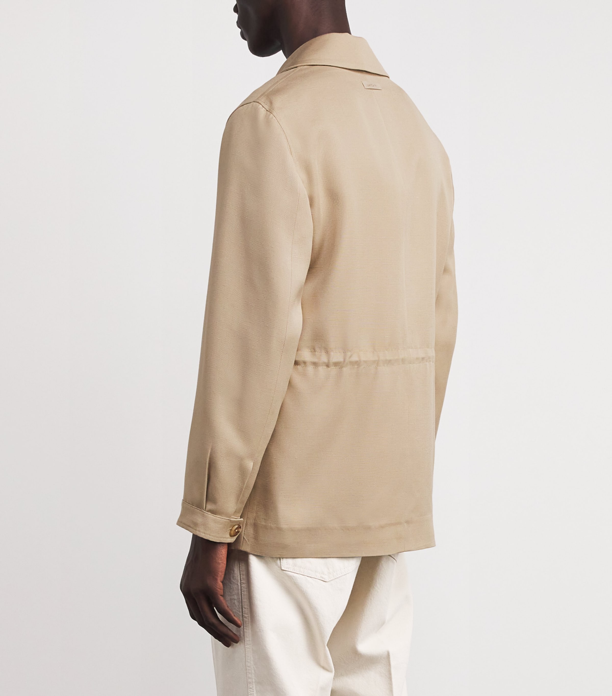 Virgin Wool Field Jacket 200 BEIGE Image 4