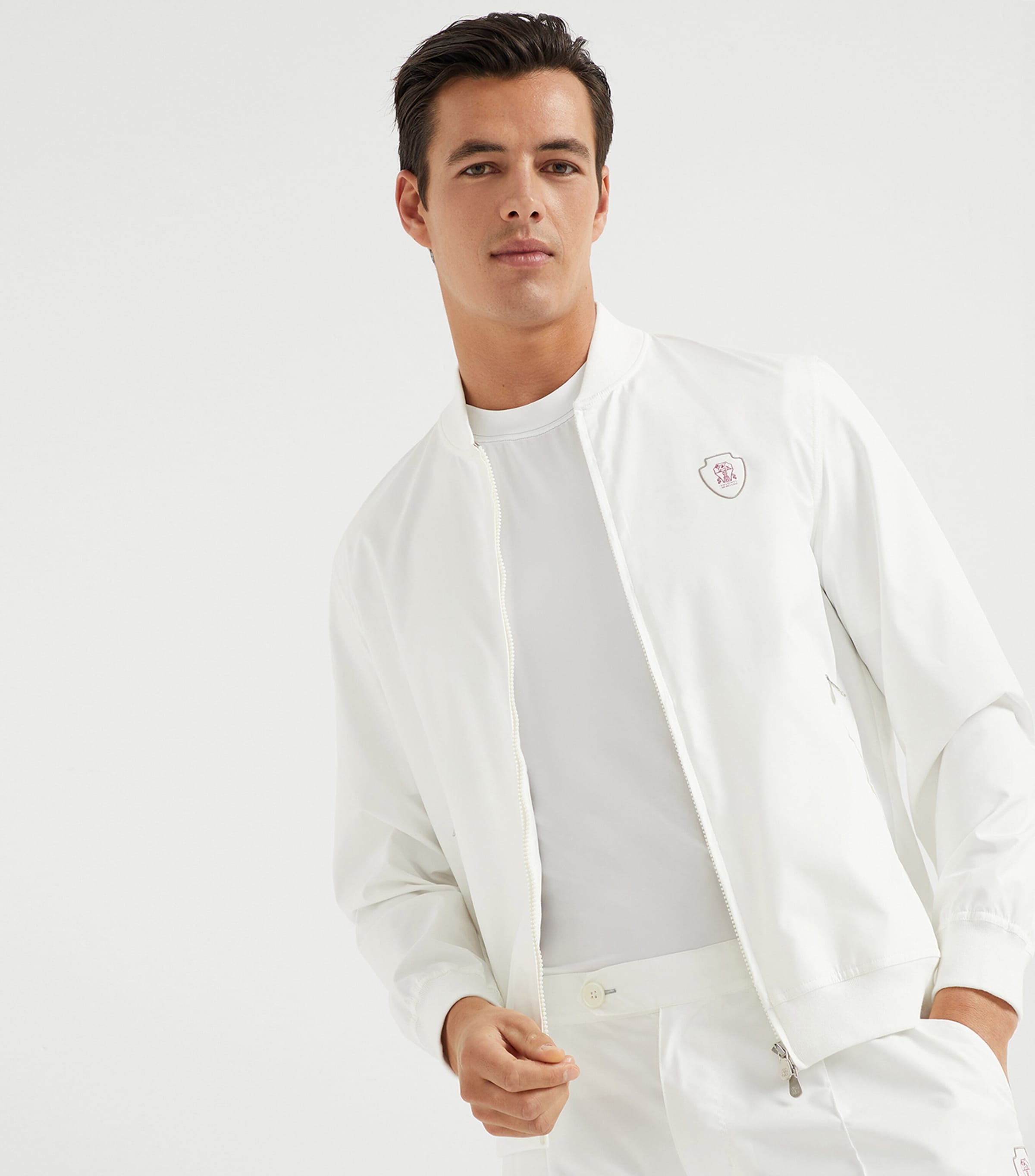 Brunello Cucinelli Nylon Zip-Up Jacket | Harrods US