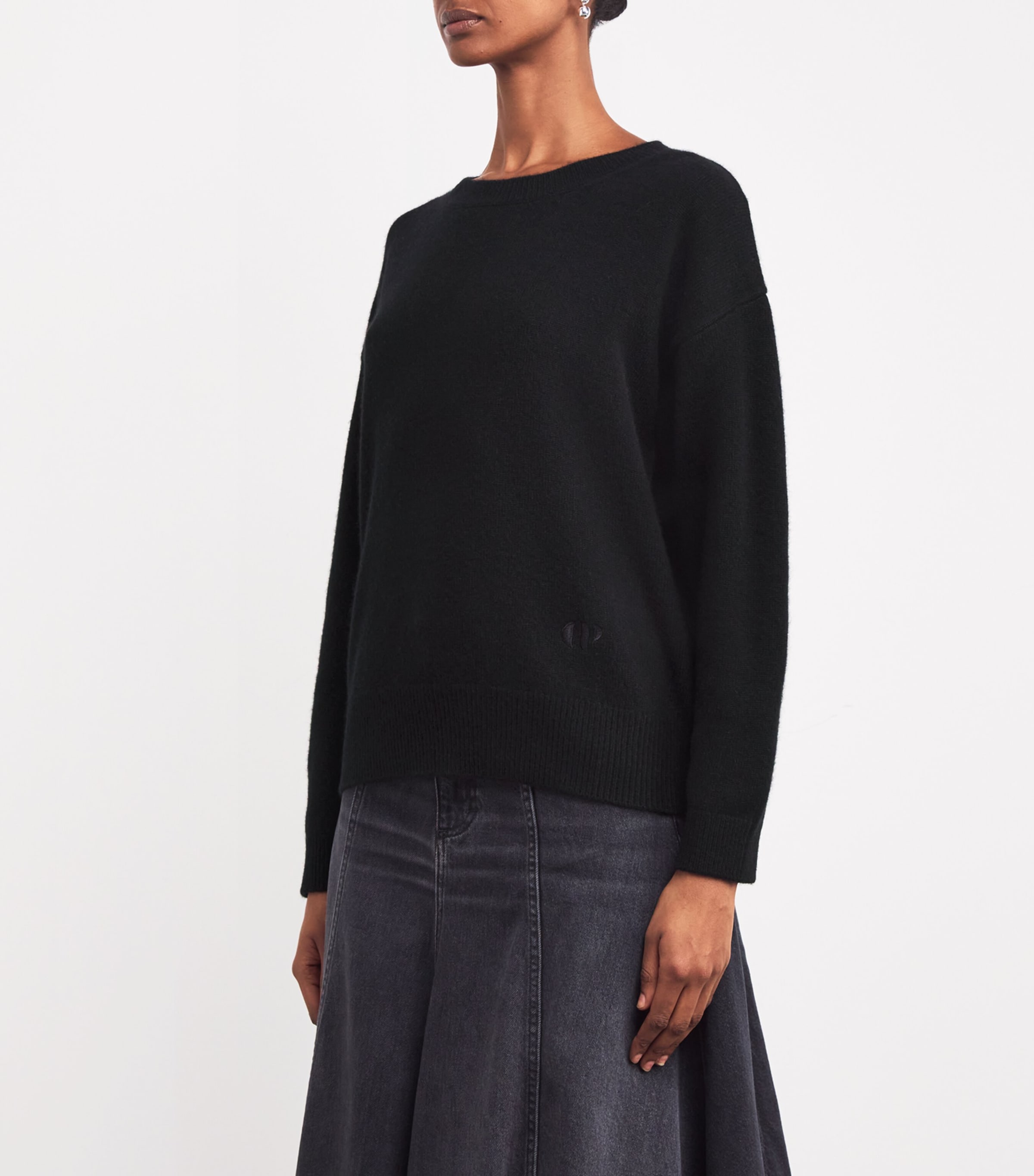 Cashmere Sweater BLACK Image 3
