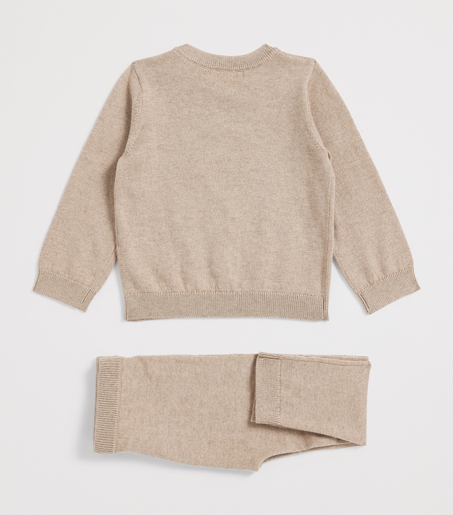 Crown Sweater and Sweatpants Set (3-24 Months) BISCUIT Image 2