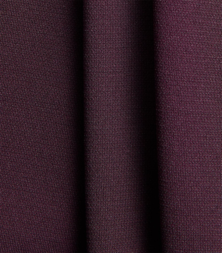 Wolford Womens Fluid Drape Midi Dress Wild Plum Image 6