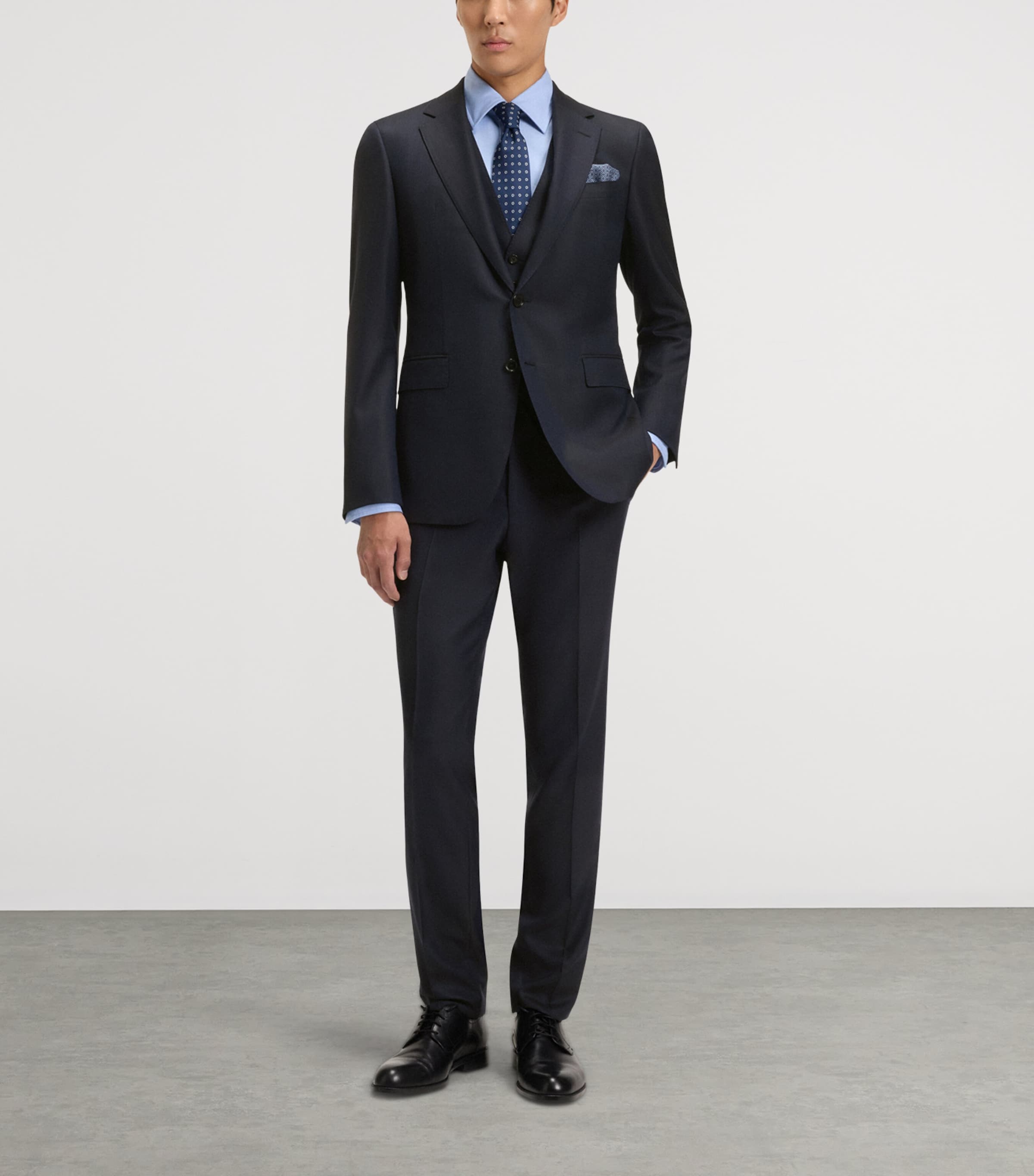 Virgin Wool-Silk 2-Piece Suit 404 Image 2