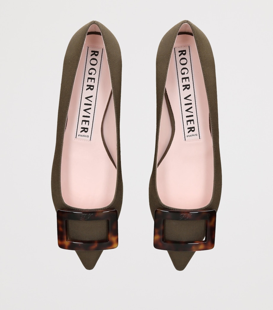 Faille Gommettine Ballet Flats KHAKI Image 4