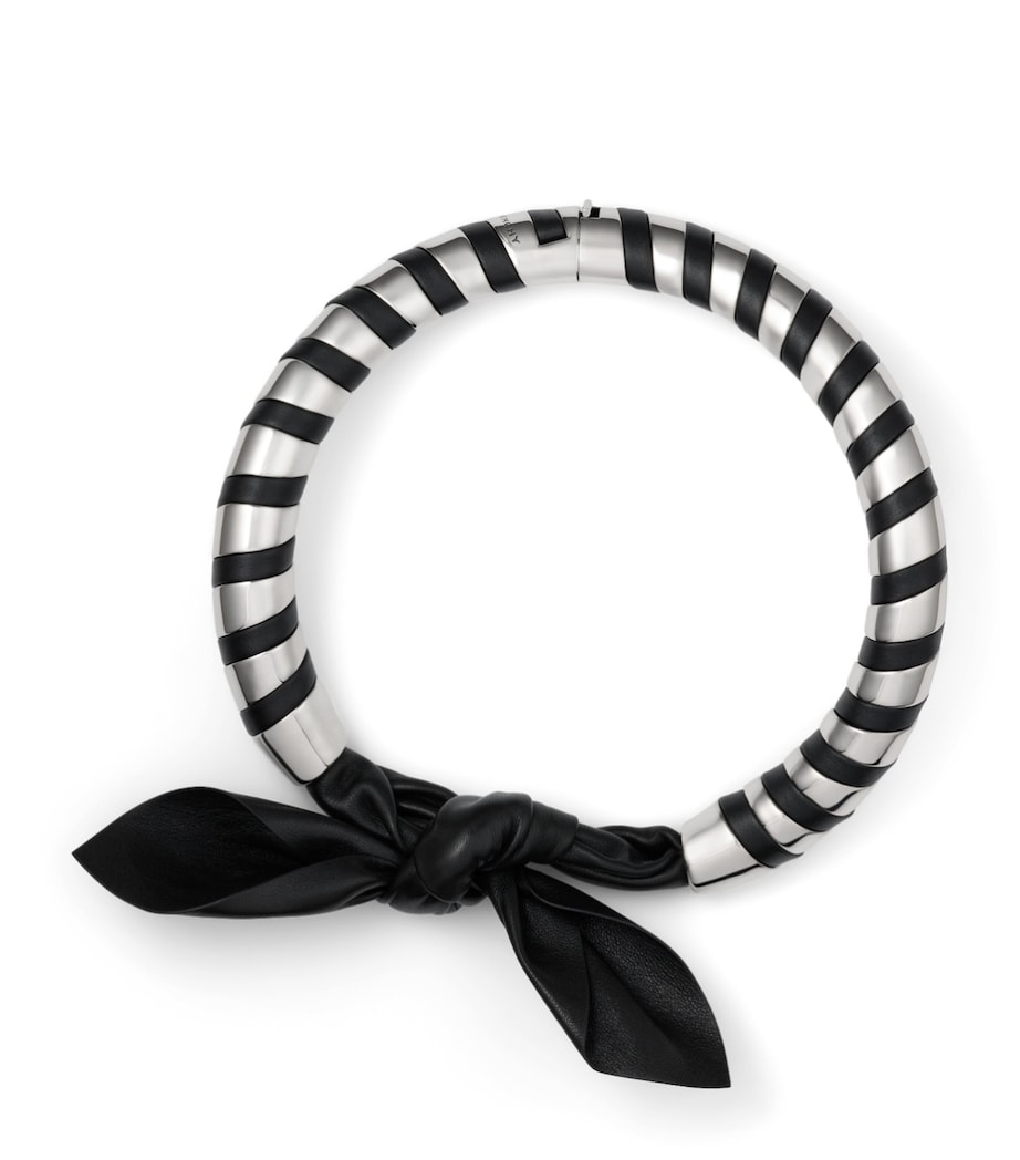 Givenchy Chain Bow Torque Necklace Image 1