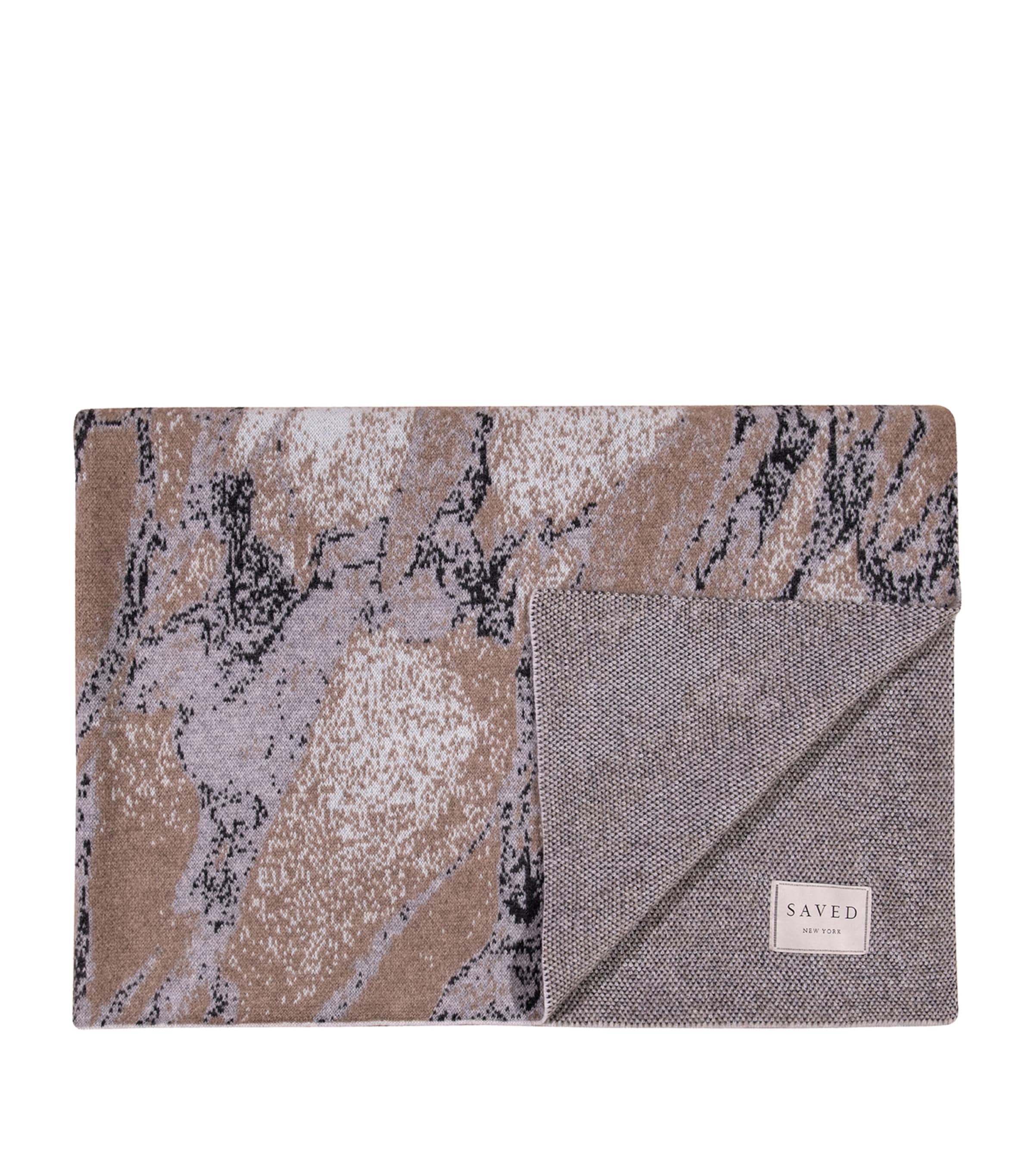 SAVED NY Cashmere Calcatta Throw (130cm x 180cm) Image 2