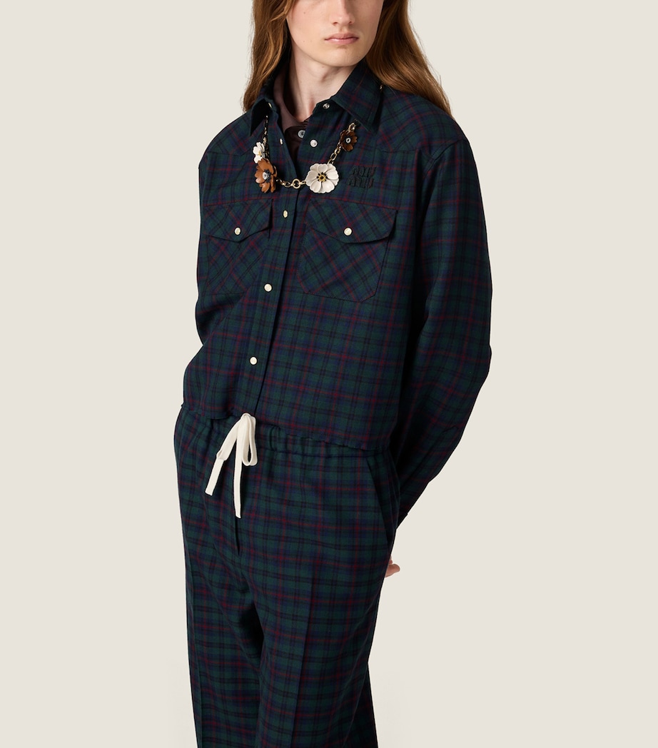 Fleece Plaid Shirt F0D3Z Image 2