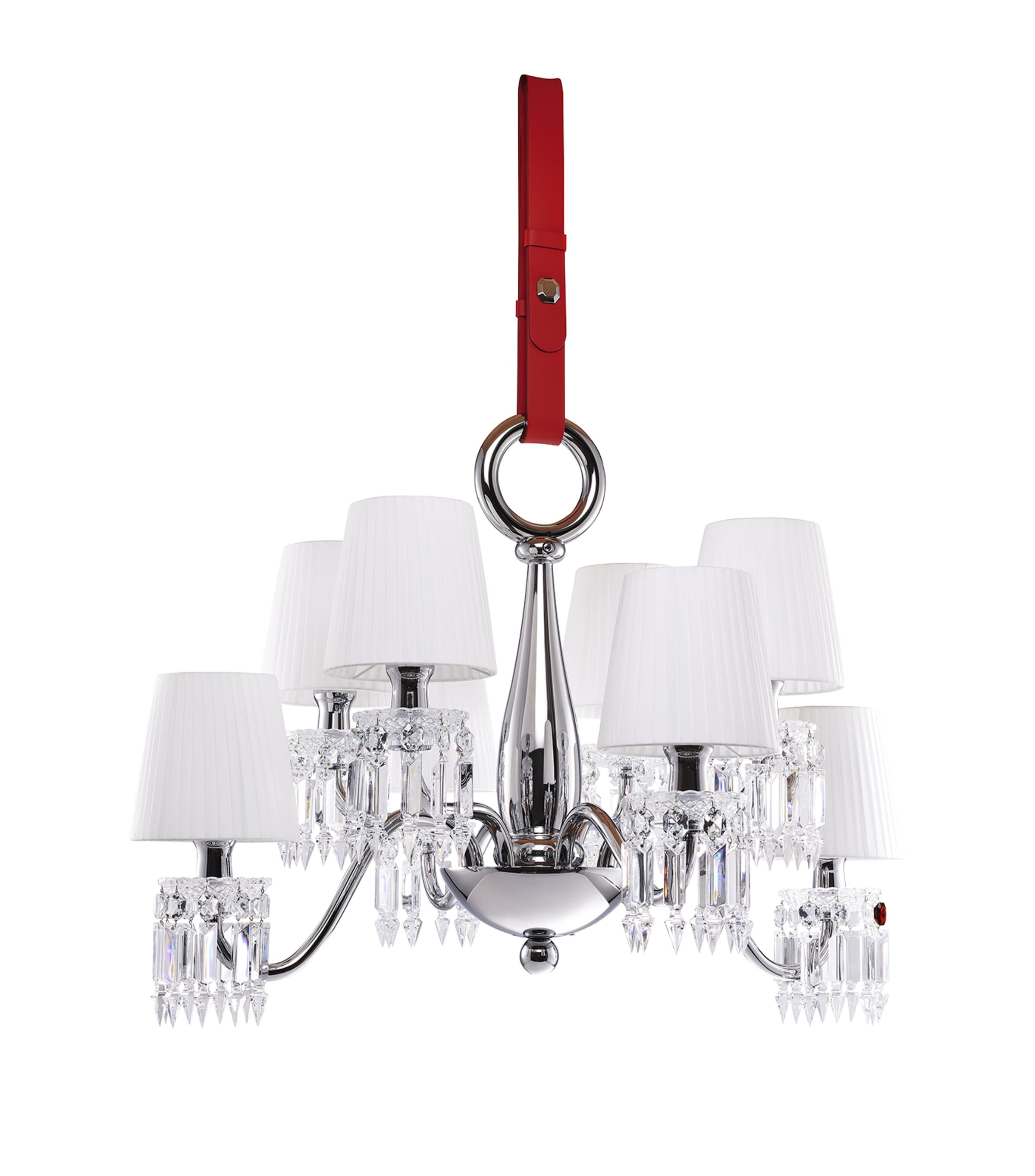 Baccarat Zénith Nomade 8-Light Chandelier Clear Image 3