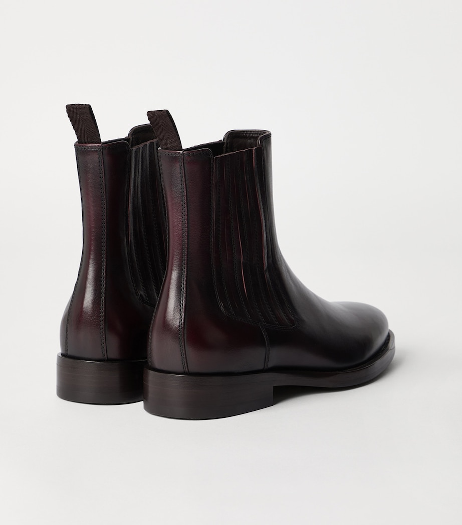Burnished Leather Chelsea Boots C4235 Image 4