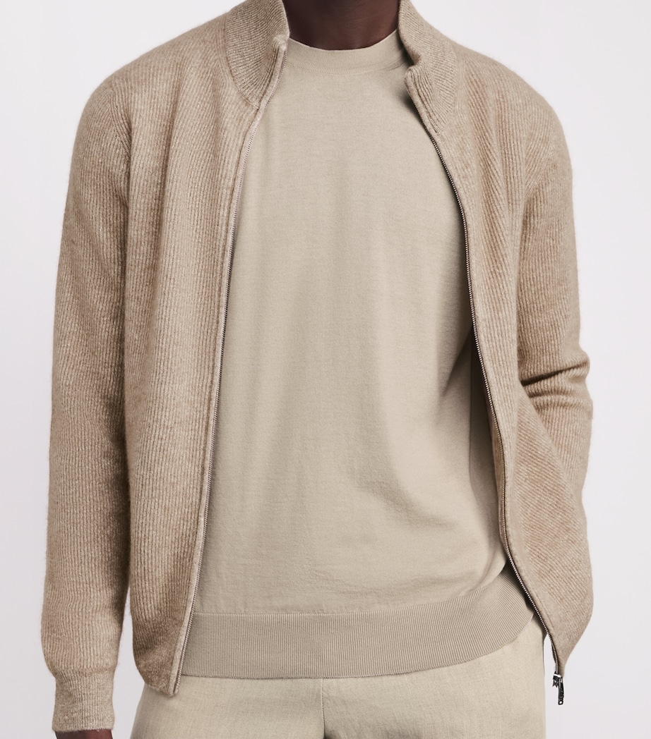 Cotton-Cashmere T-Shirt E.2-AVORIO Image 6