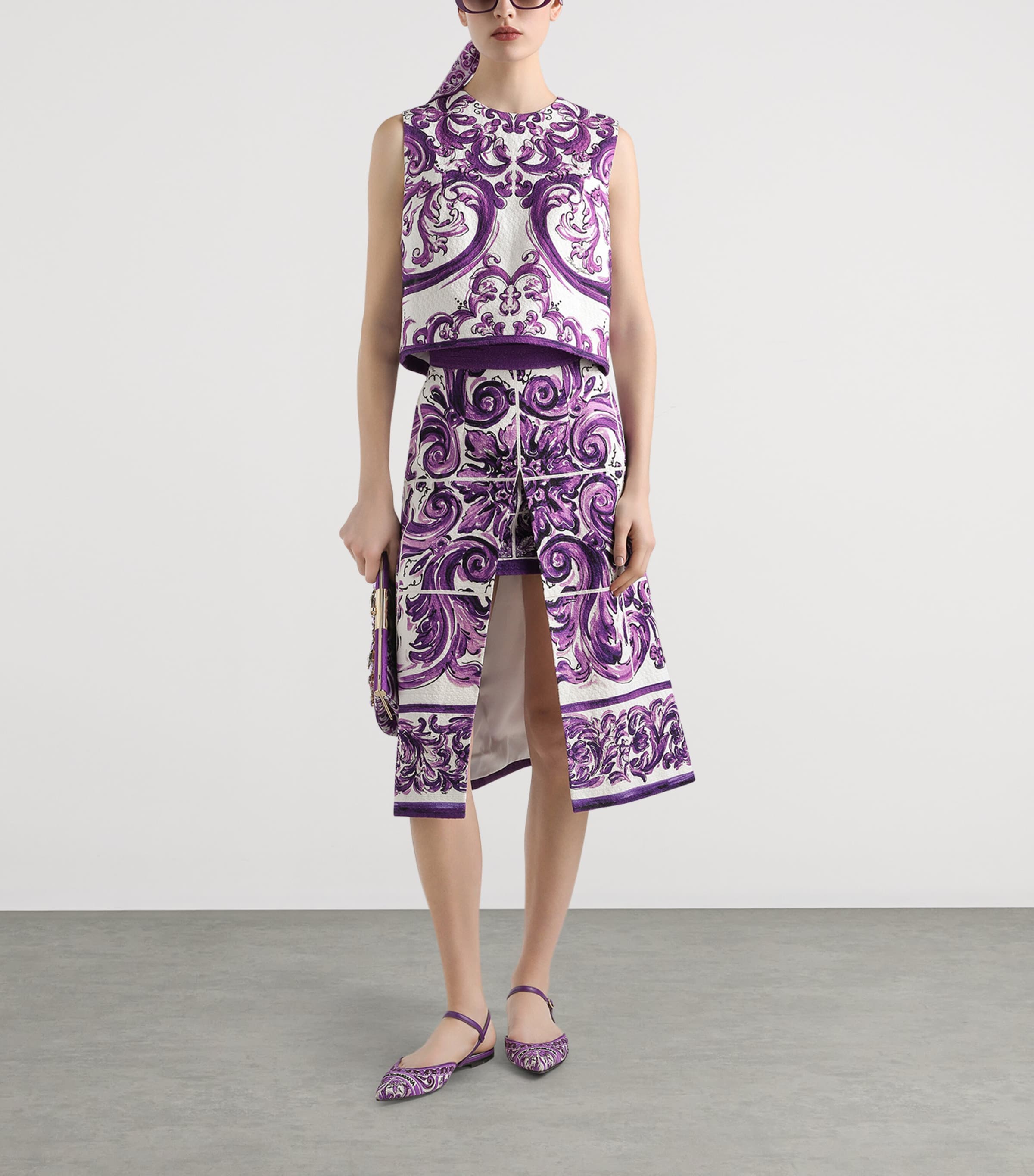 Majolica Print Top HP5DQ-MIX MAIOLICA L Image 2