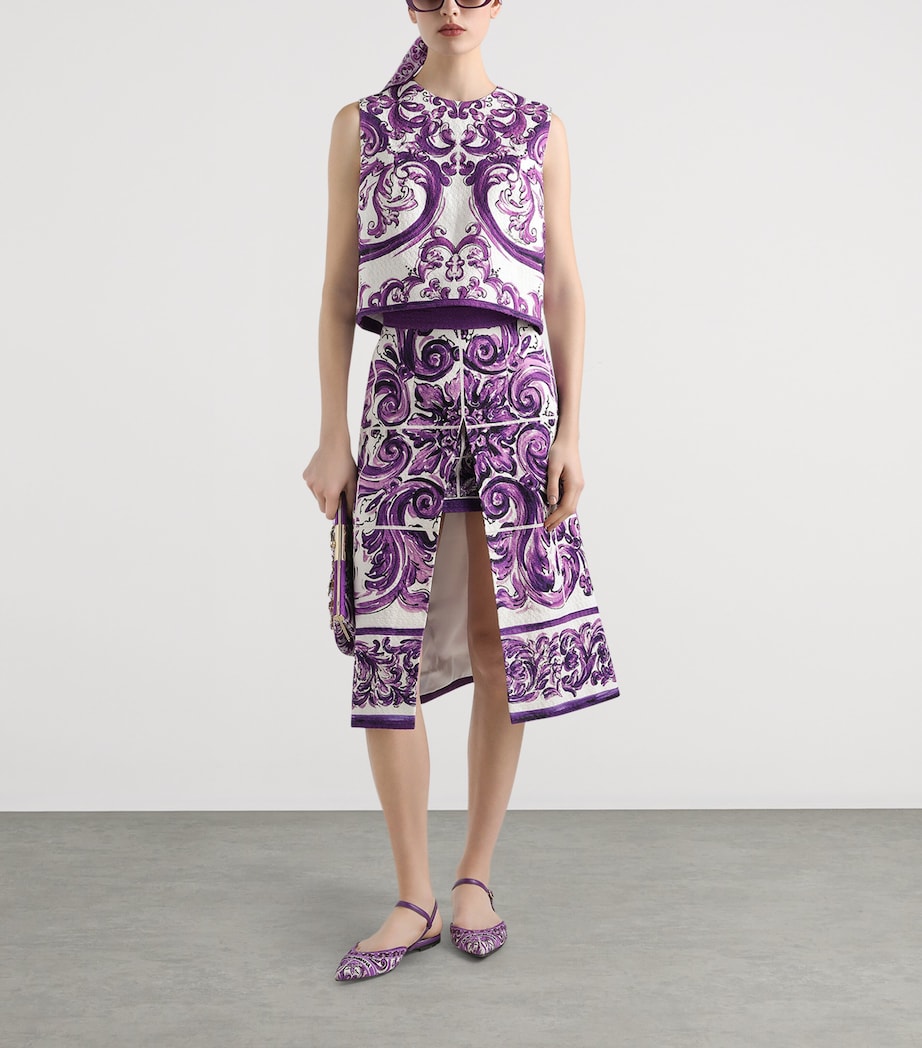 Majolica Print Top HP5DQ-MIX MAIOLICA L Image 2