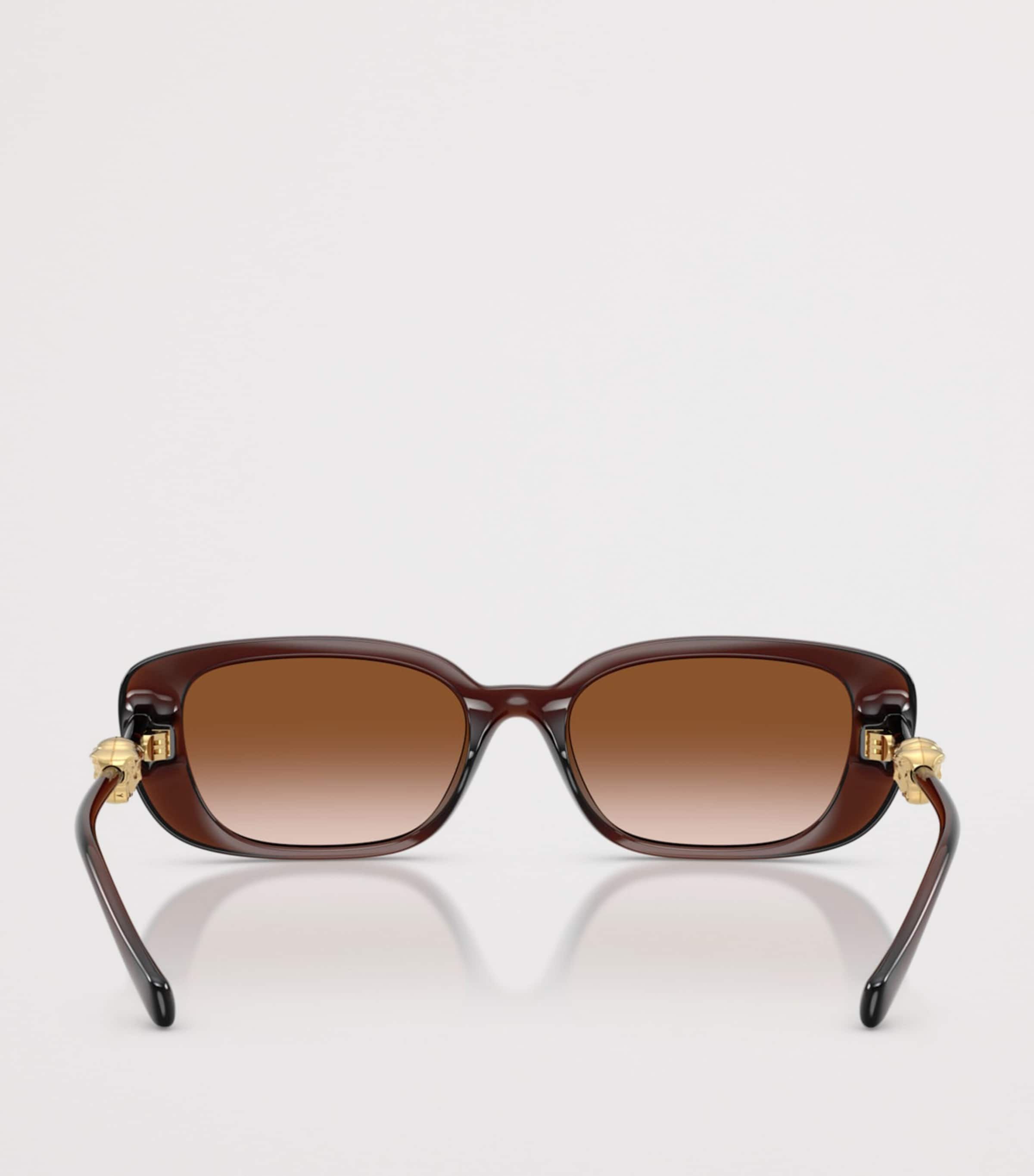 Versace Injected VE4504D Pillow Sunglasses Brown Image 4
