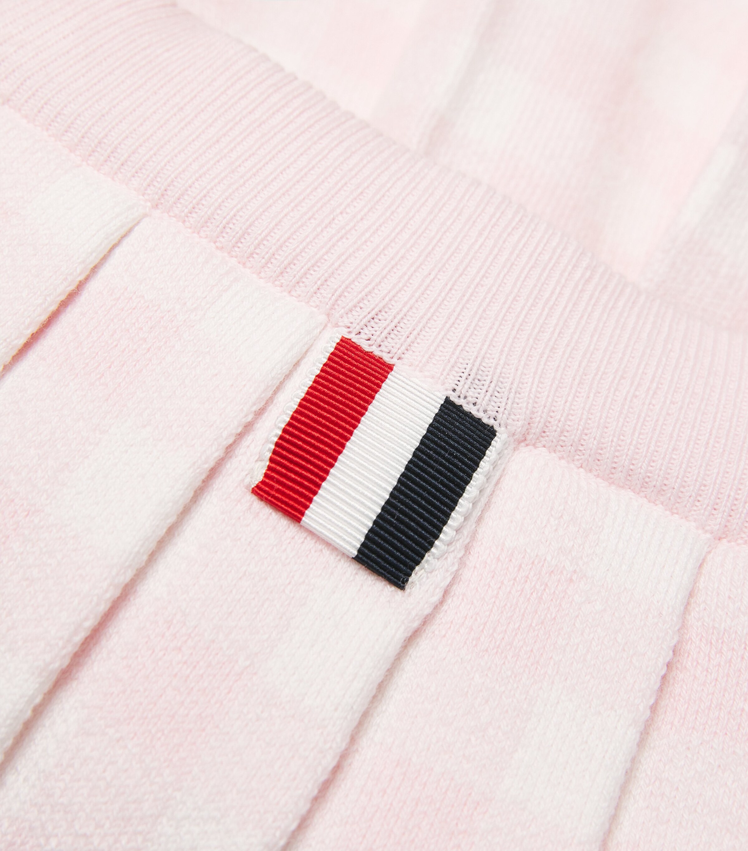 Thom Browne Kids Cotton-Blend Check Pleated Skirt (2-12 Years) Light Pink Image 4