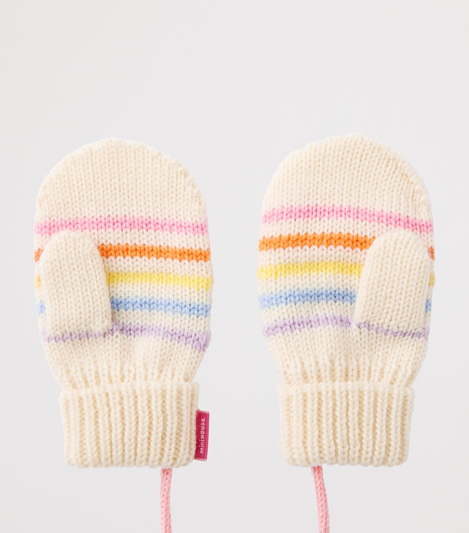 Miki House Wool-Blend Rabbit Mittens Image 2