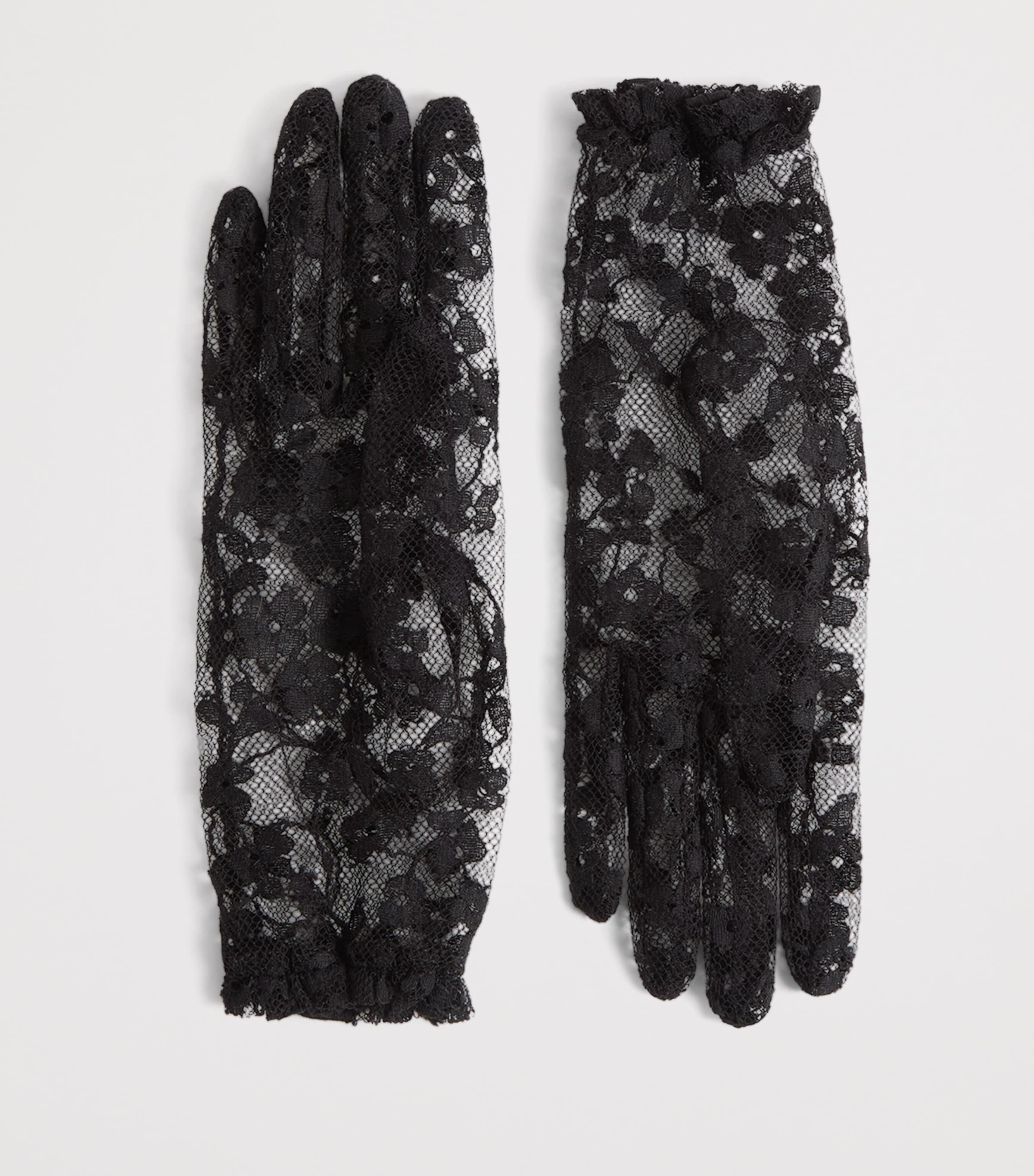 Valentino Garavani Lace VLogo Signature Gloves | Harrods US