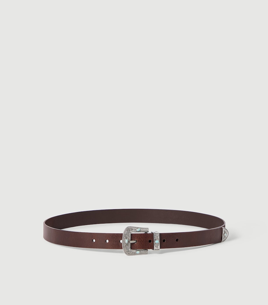 Brunello Cucinelli Leather Western Belt Image 2
