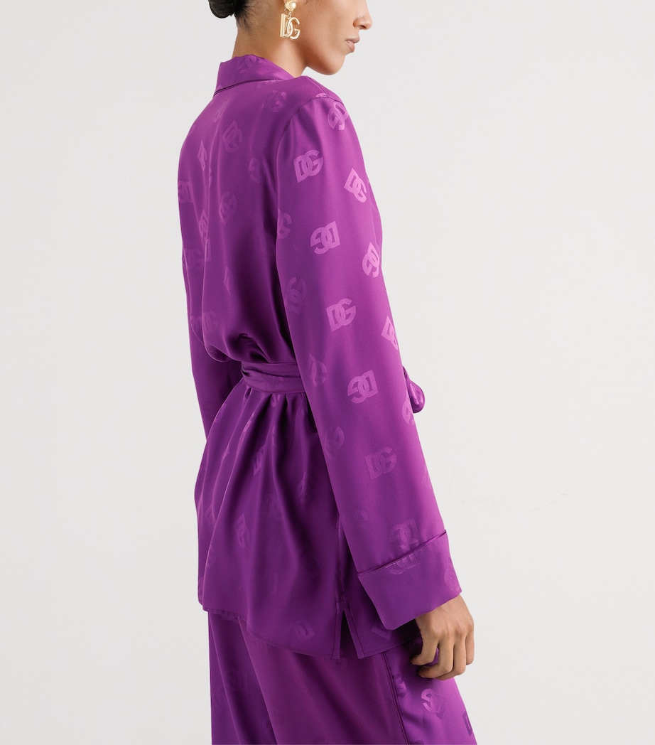 Silk DG Millennials Shirt F0571-PURPLE Image 4
