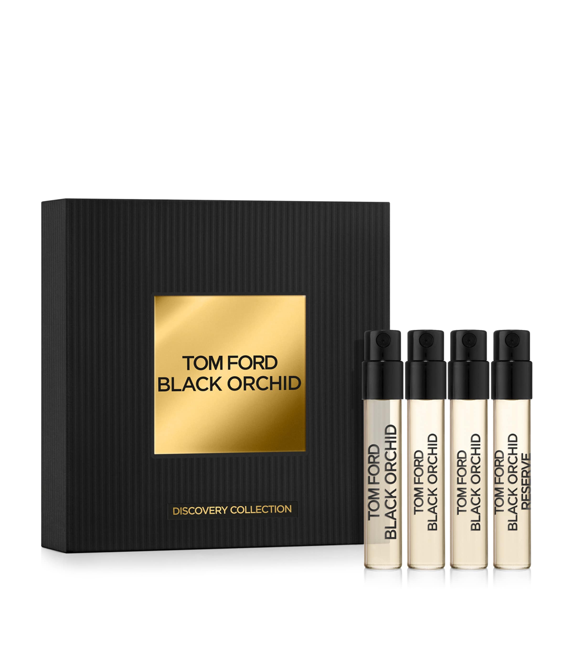 TOM FORD Black Orchid Reserve Set (4 x 1.5ml) | Beauty New In | Perfume | Womens Perfume | Mens Aftershave | Unisex Perfumes | Beauty Gift Sets | Perfume Gift Sets | Womens | Mens | Unisex | Designers | Tom Ford