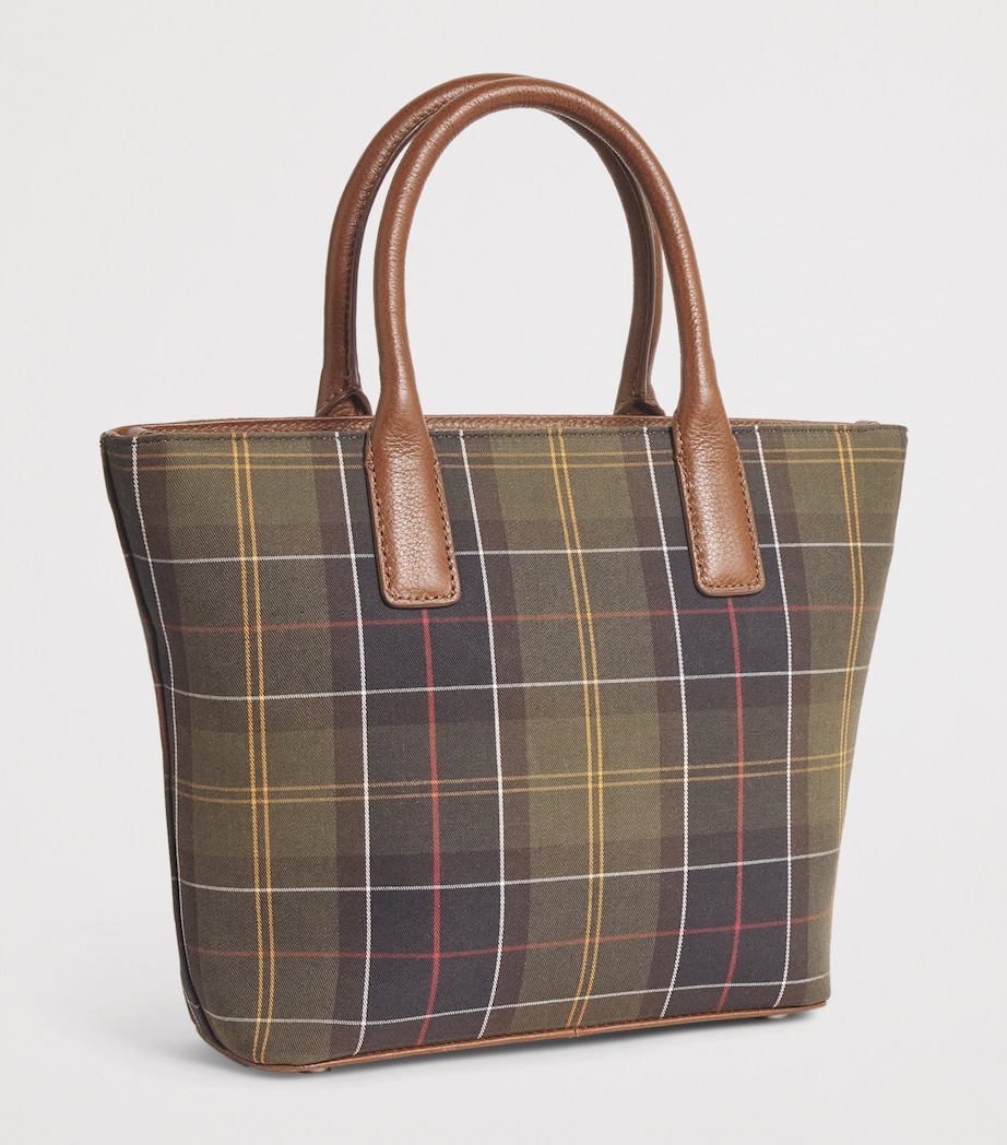 Barbour Tartan Birch Tote Bag Classic Tartan Image 3