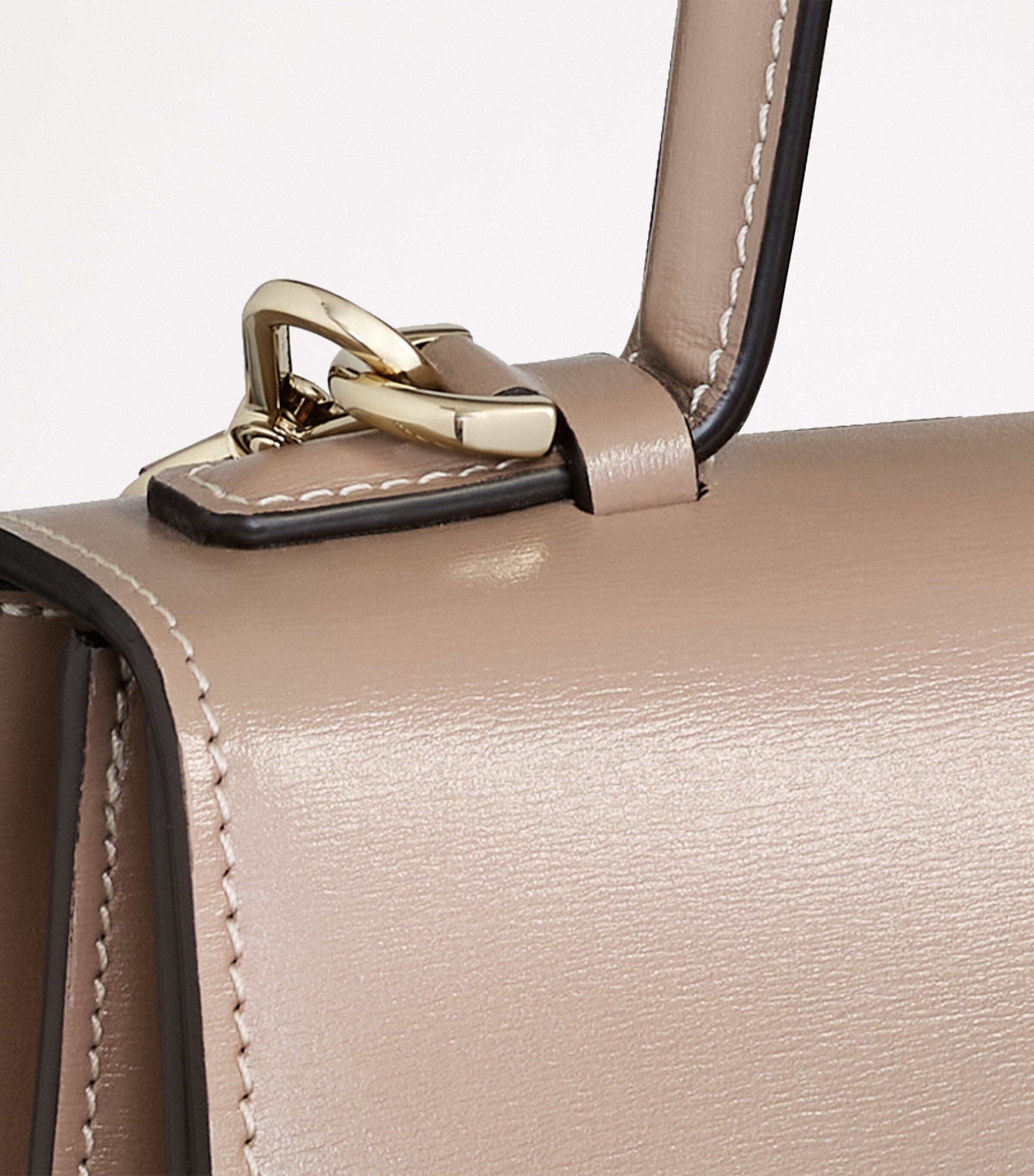 Small Leather Panthère C de Cartier Top-Handle Bag BEIGE Image 4