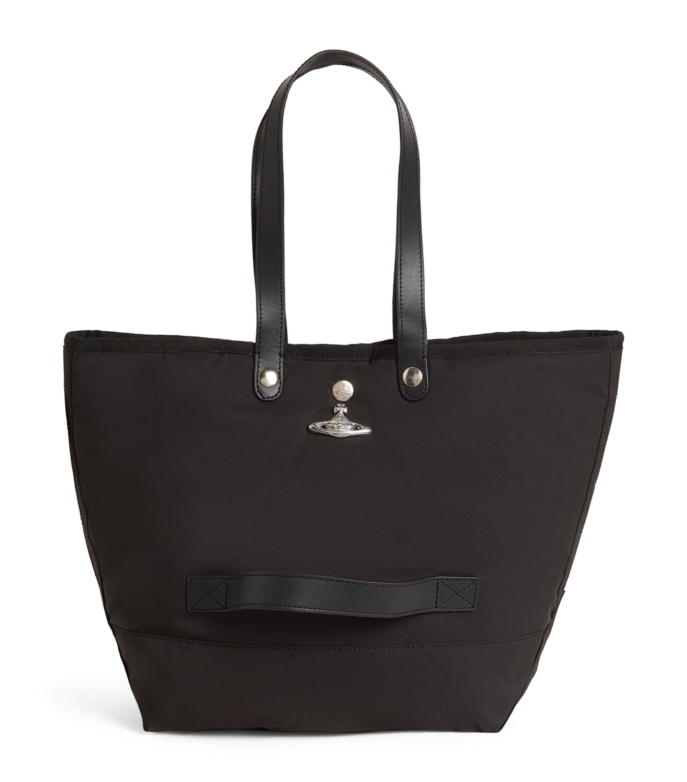 Vivienne Westwood Small Utility Shopper Bag In Black