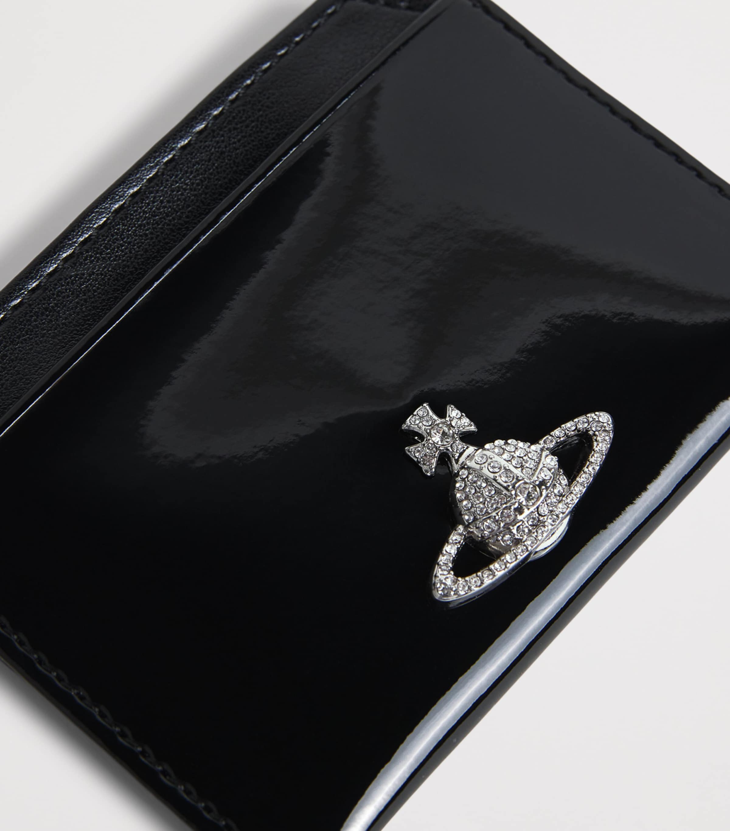 Vivienne Westwood Orb Flat Card Holder Black Image 3