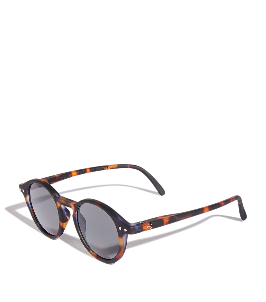 Round Sunglasses TORTOISE SOFT GREY Image 2