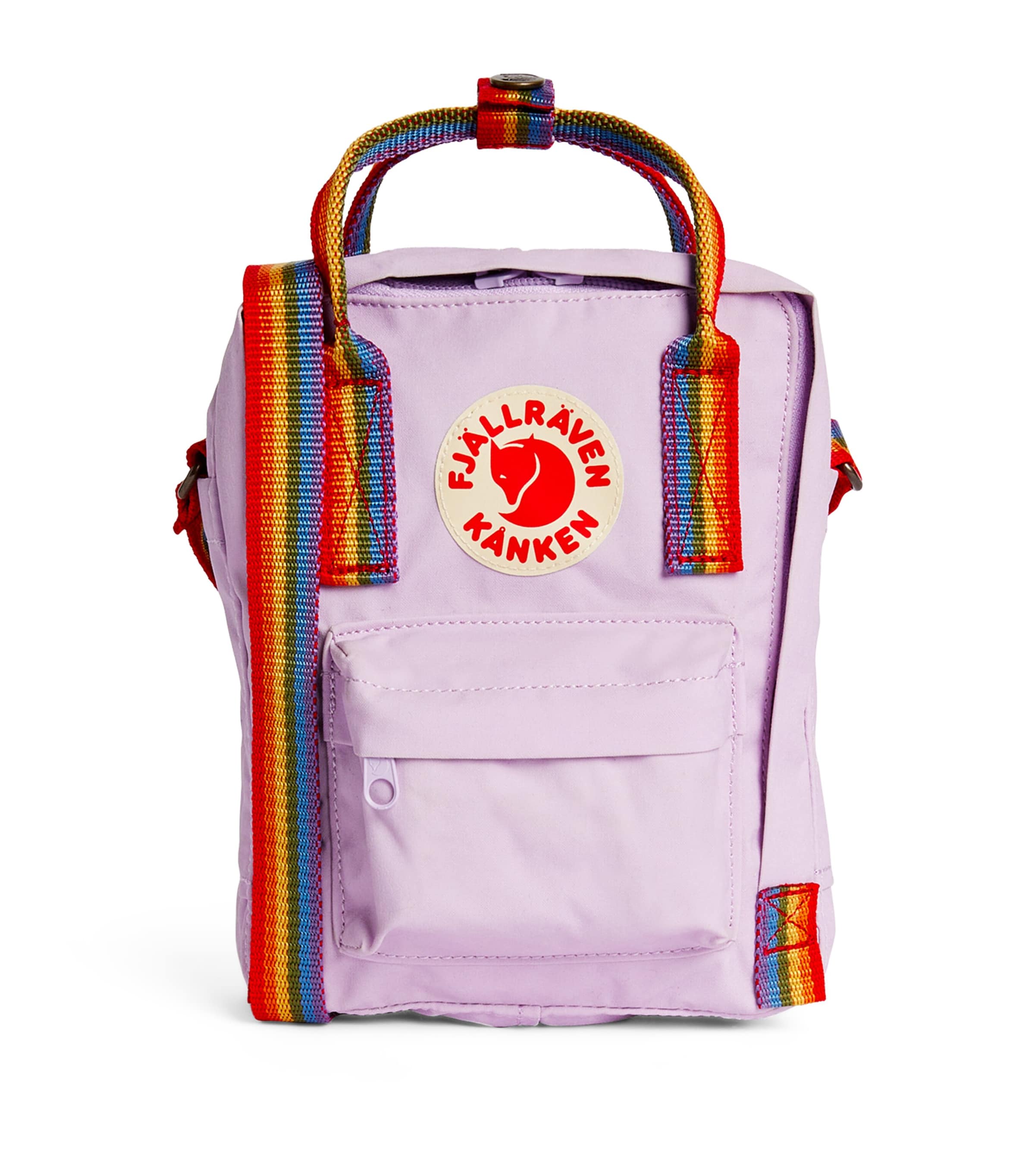 Fjall Raven Kids' Kånken Rainbow Cross-body Bag In Purple