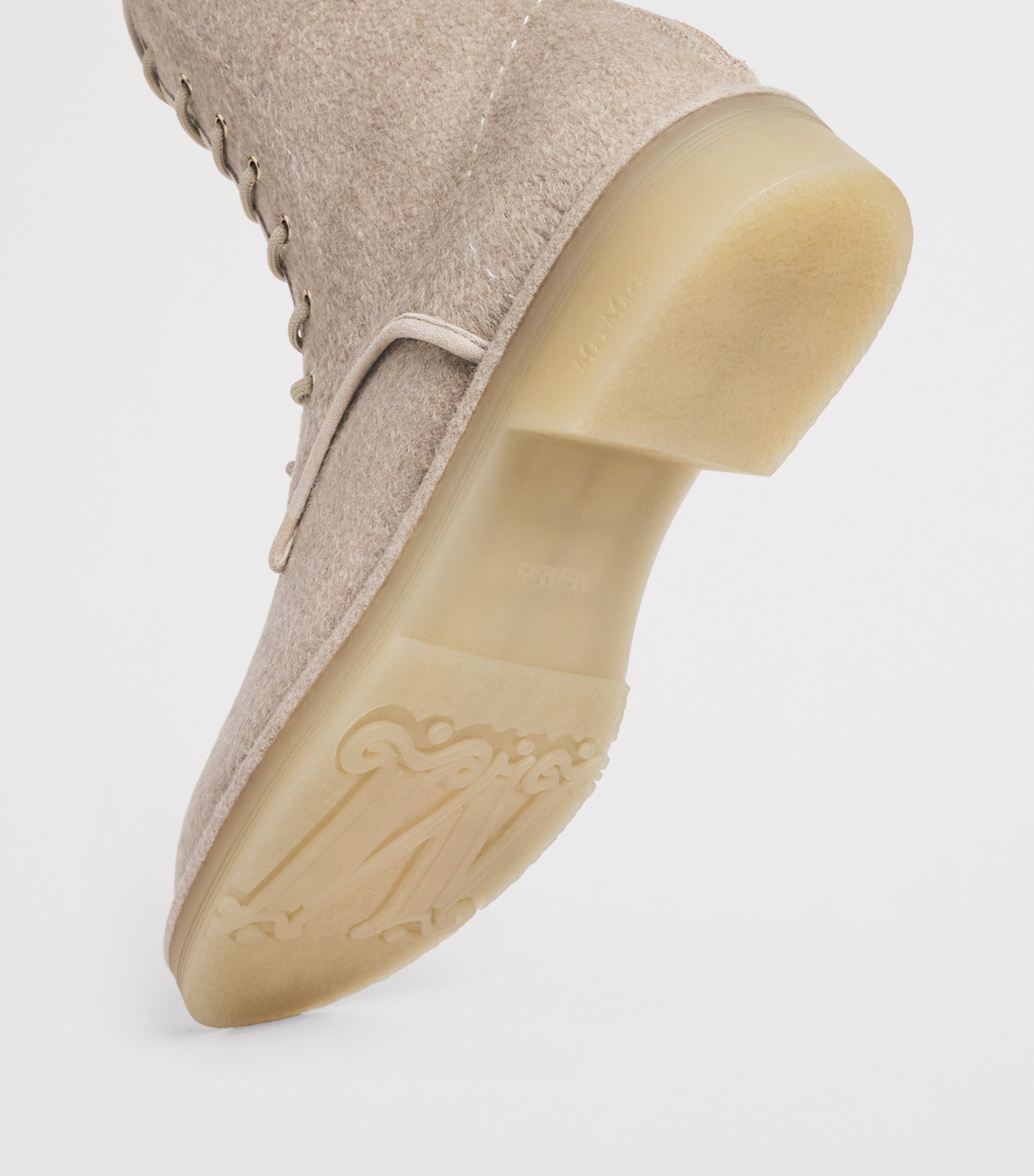Cashmere Ankle Boots BEIGE Image 7