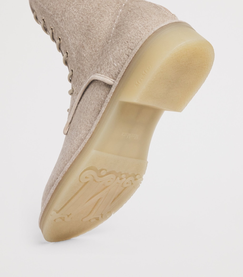 Cashmere Ankle Boots BEIGE Image 7