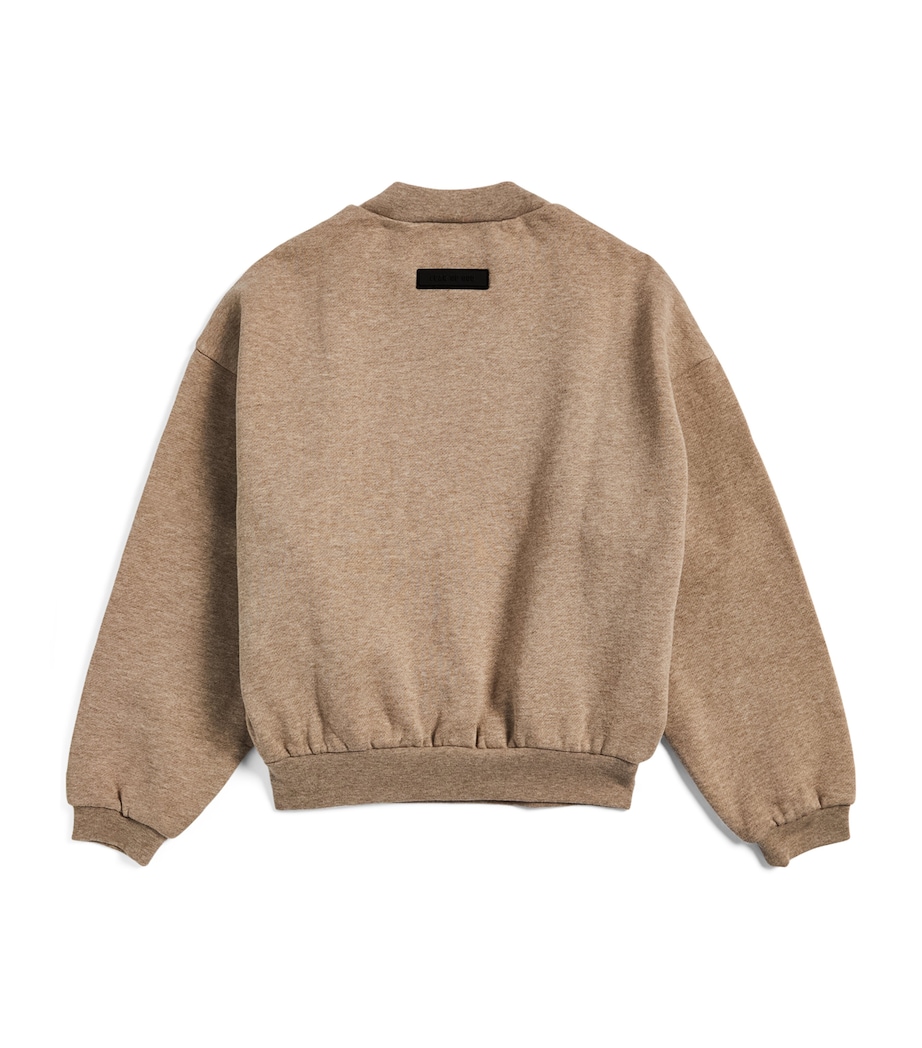 Cotton-Blend Logo Sweatshirt (2-16 Years) CORE HEATHER Image 2