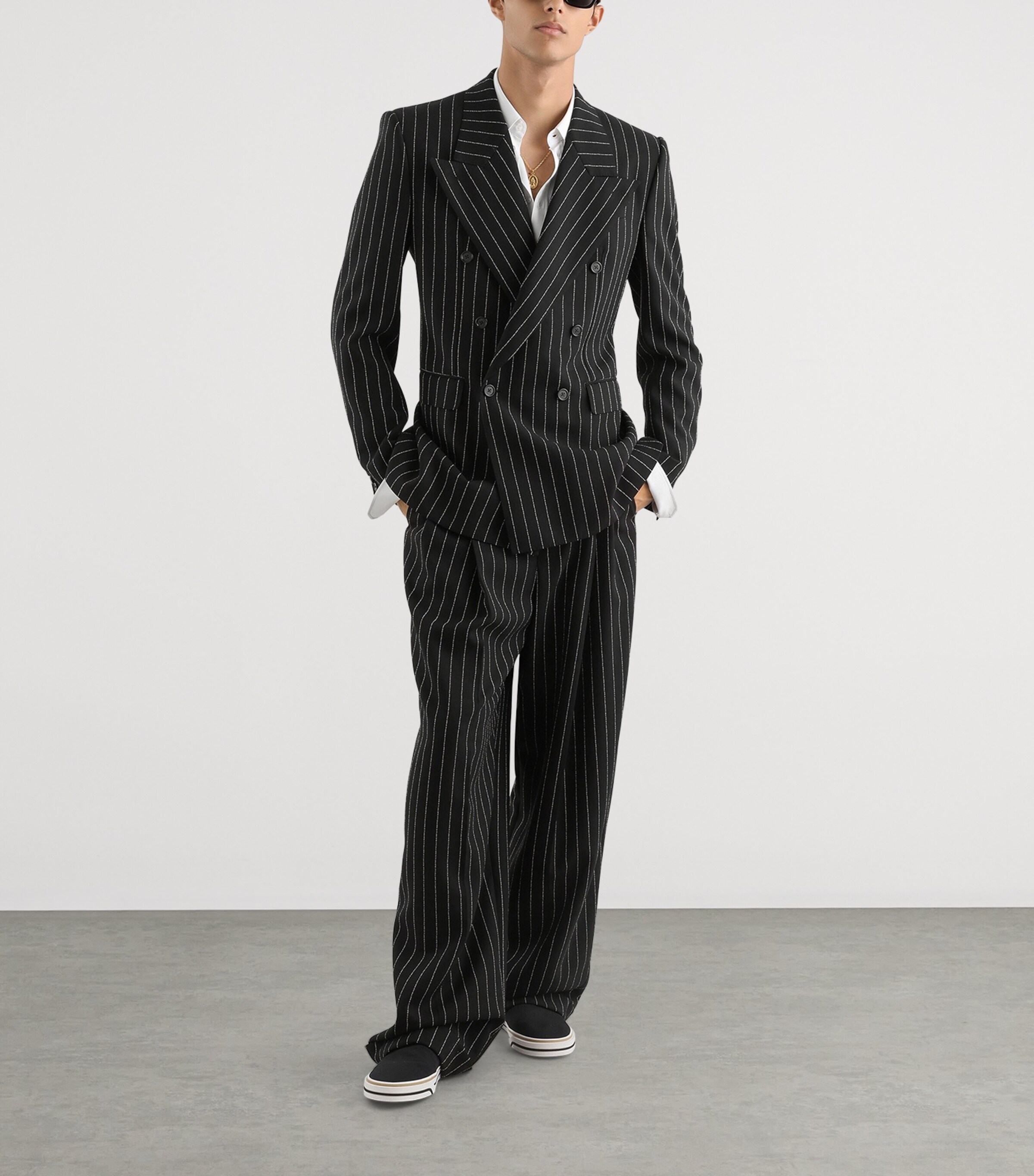 Silk Crepe Shirt W0111-WHITE Image 2