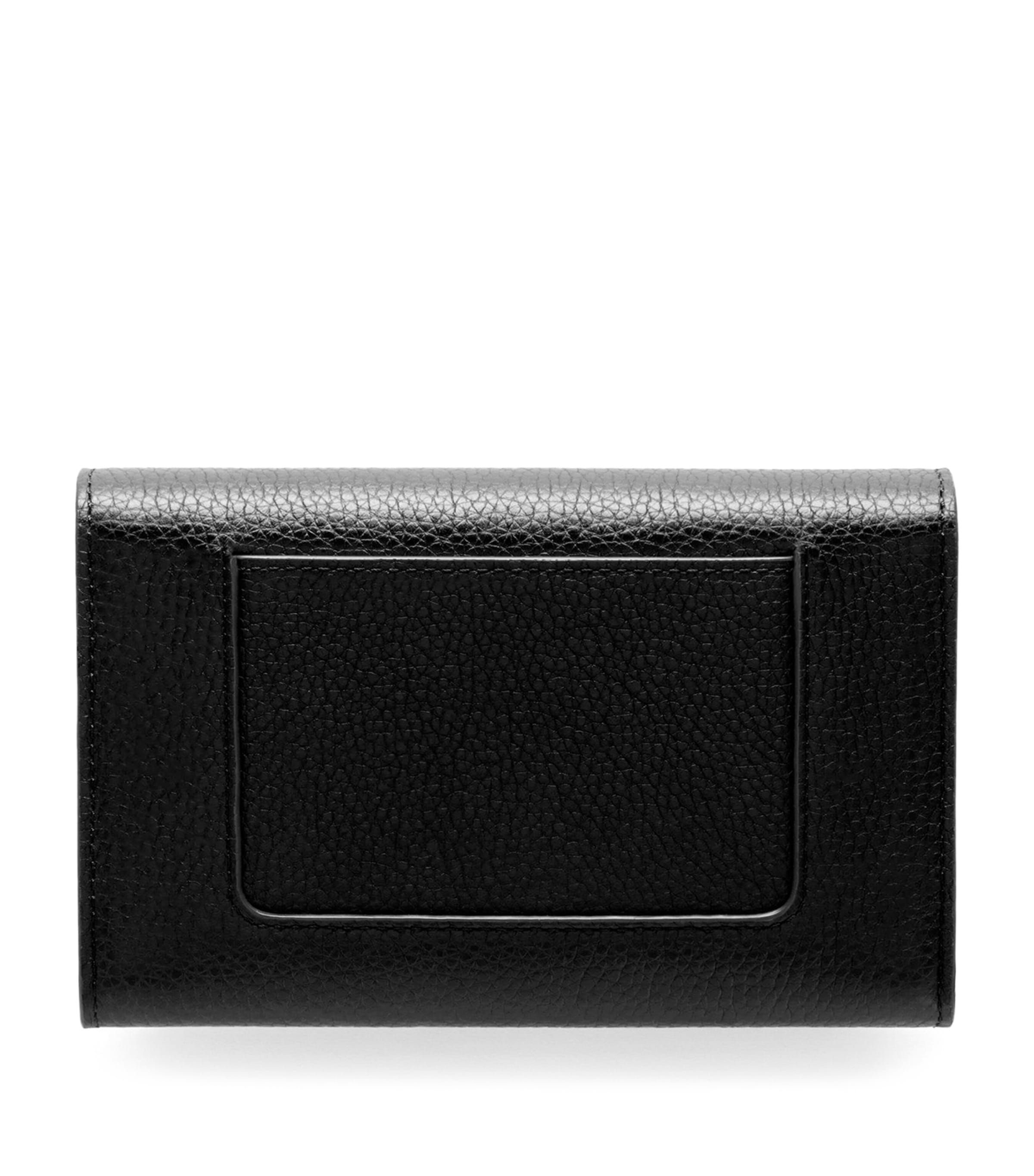 Medium Leather Darley Wallet BLACK Image 2
