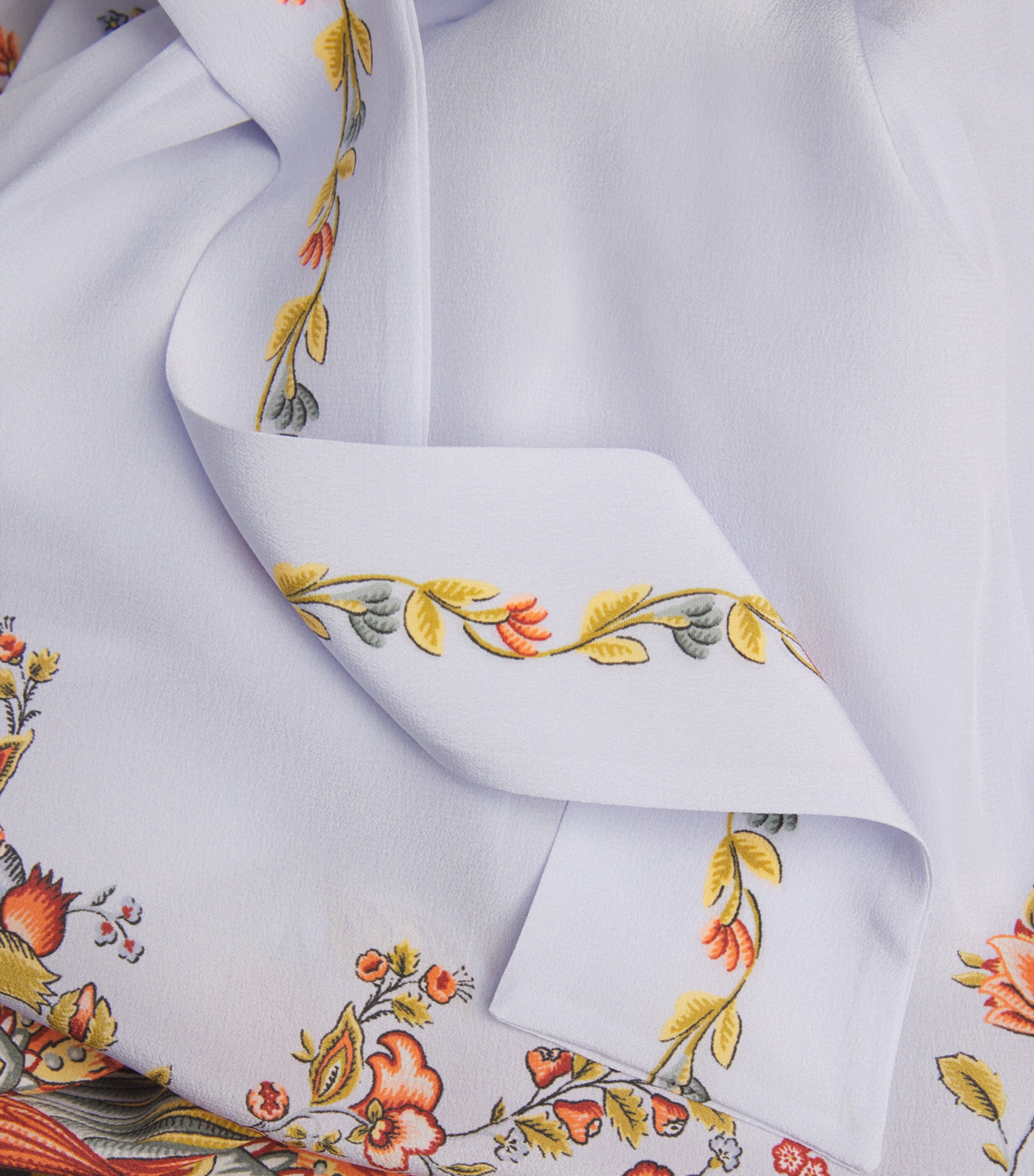 Silk Printed Maxi Dress X0802 Image 5