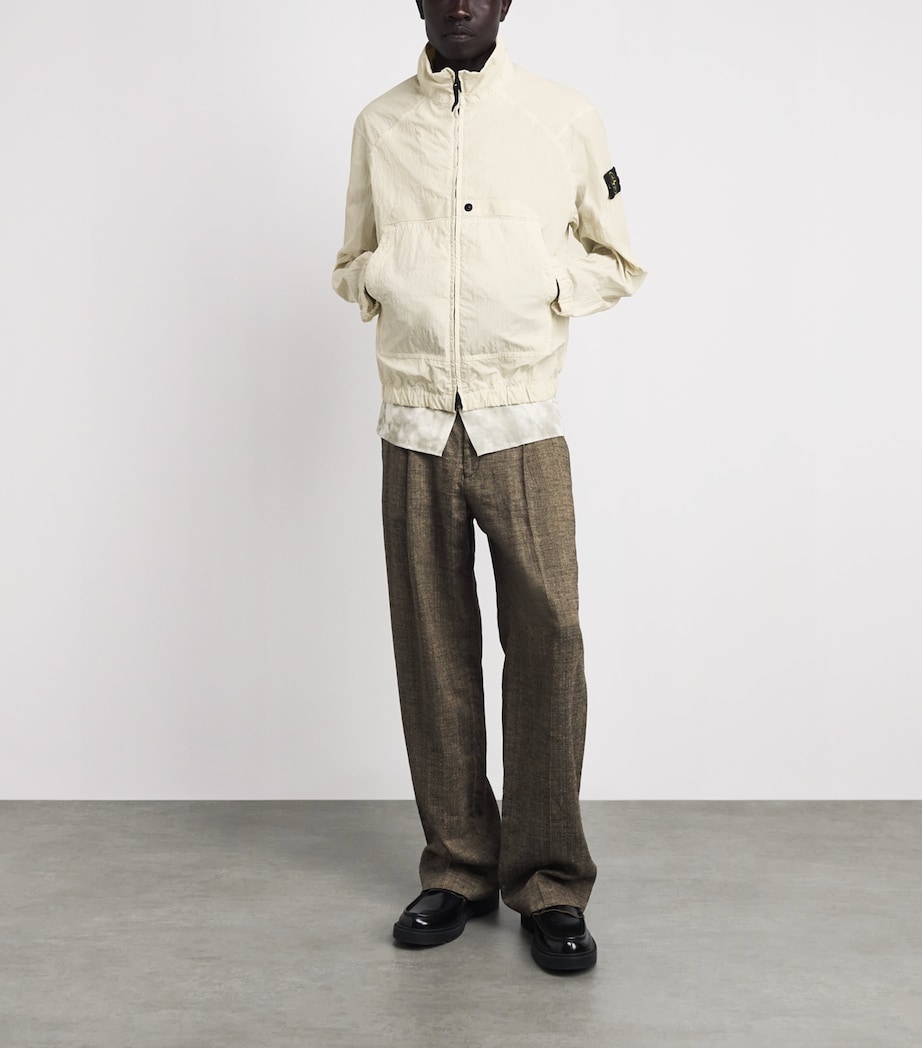 Stone Island Mens Warp Nylon Ribbed Jacket Image 2