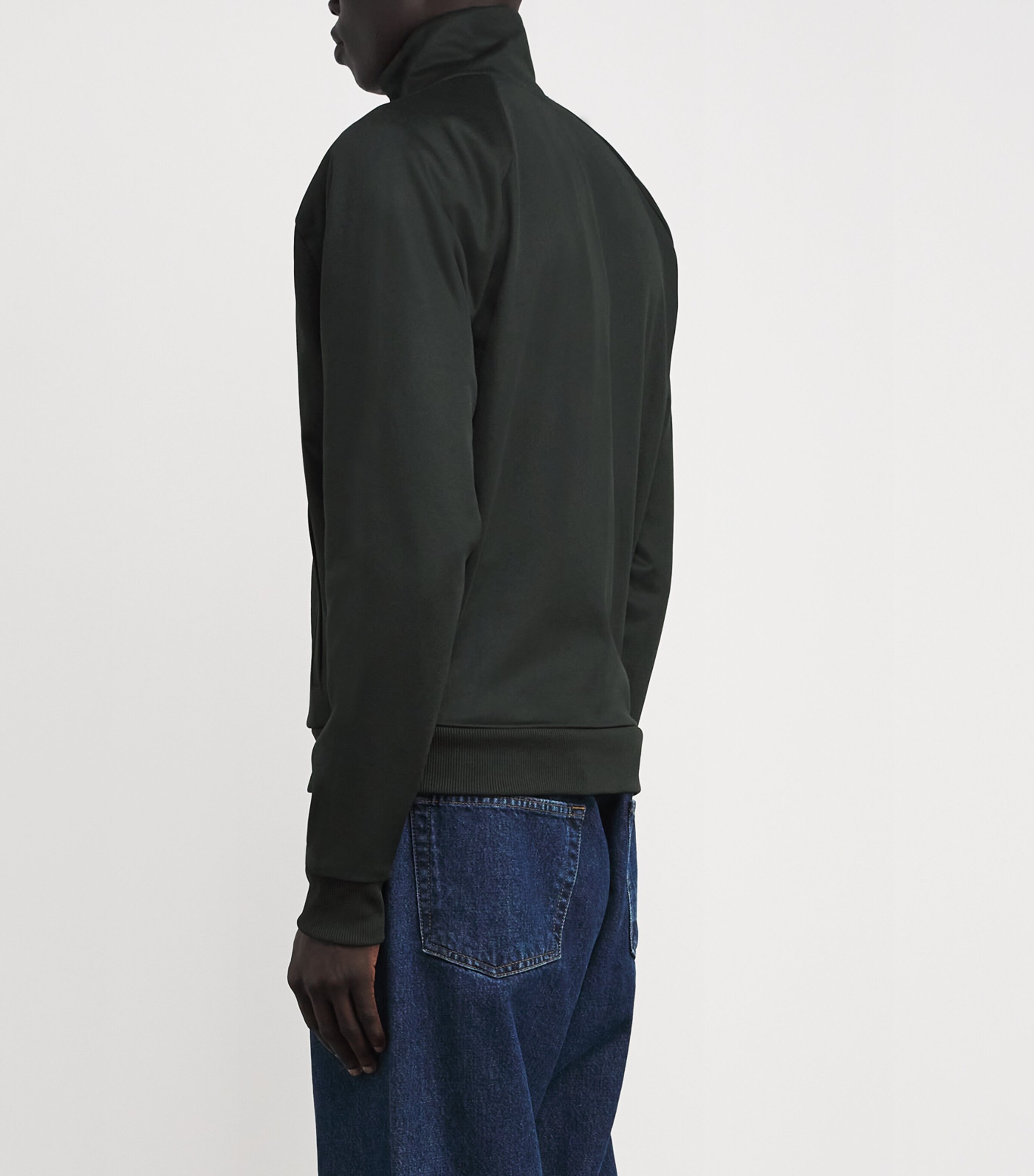 Fred Perry Mens Chenille Tape Track Jacket Grn Image 4