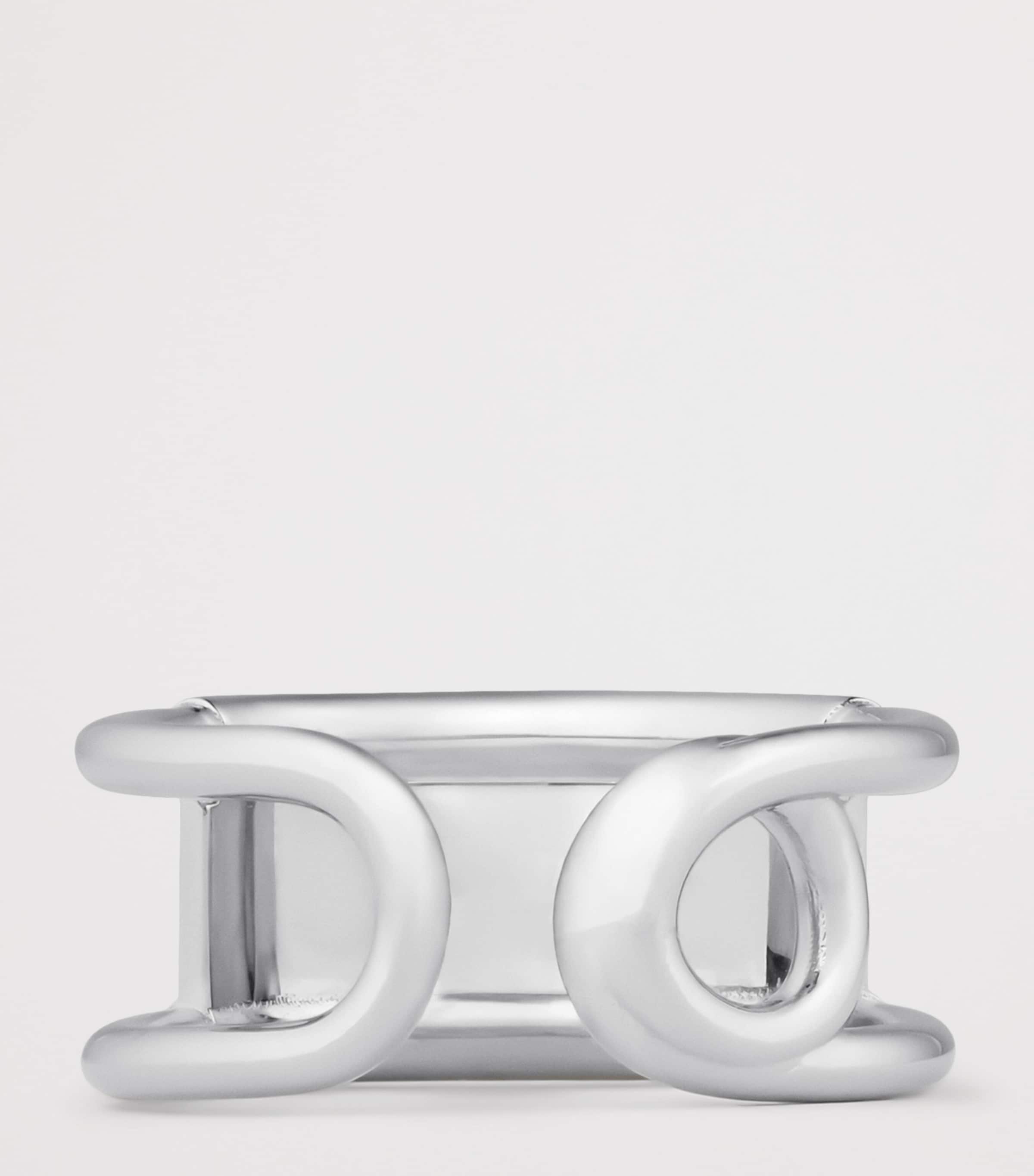 Givenchy Safety Pin Logo Ring Image 4