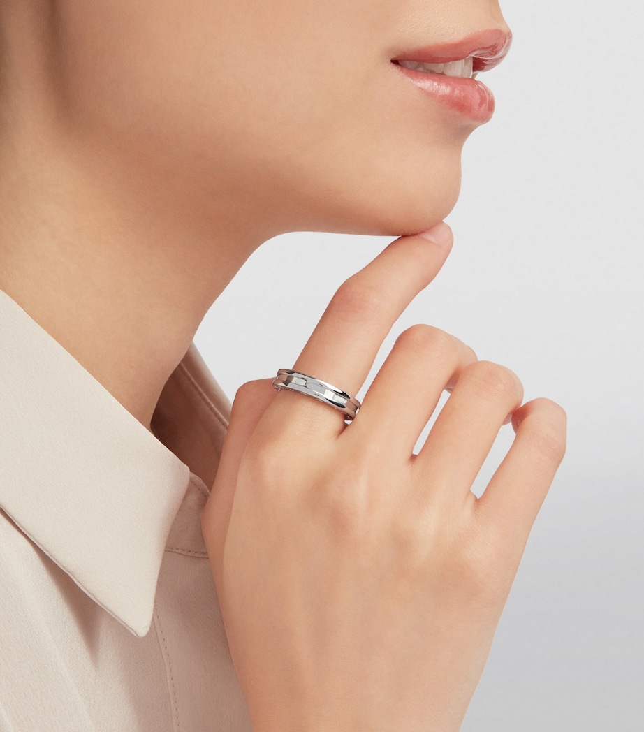 White Gold B.zero1 One-Band Ring WHITE GOLD Image 7